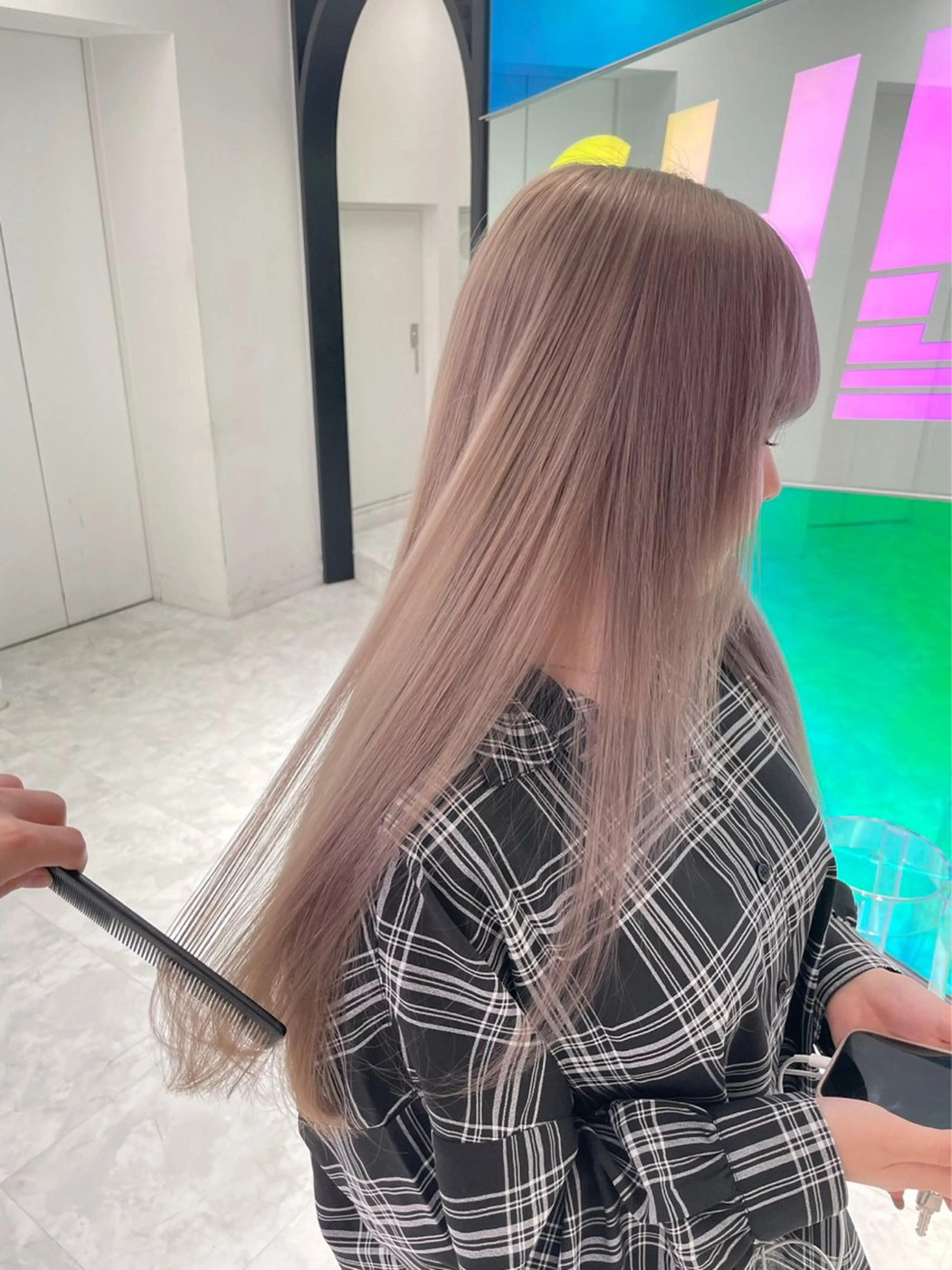 カラー 🤍愛されカラー🤍 ブリーチ🤍YUKIのヘアスタイル