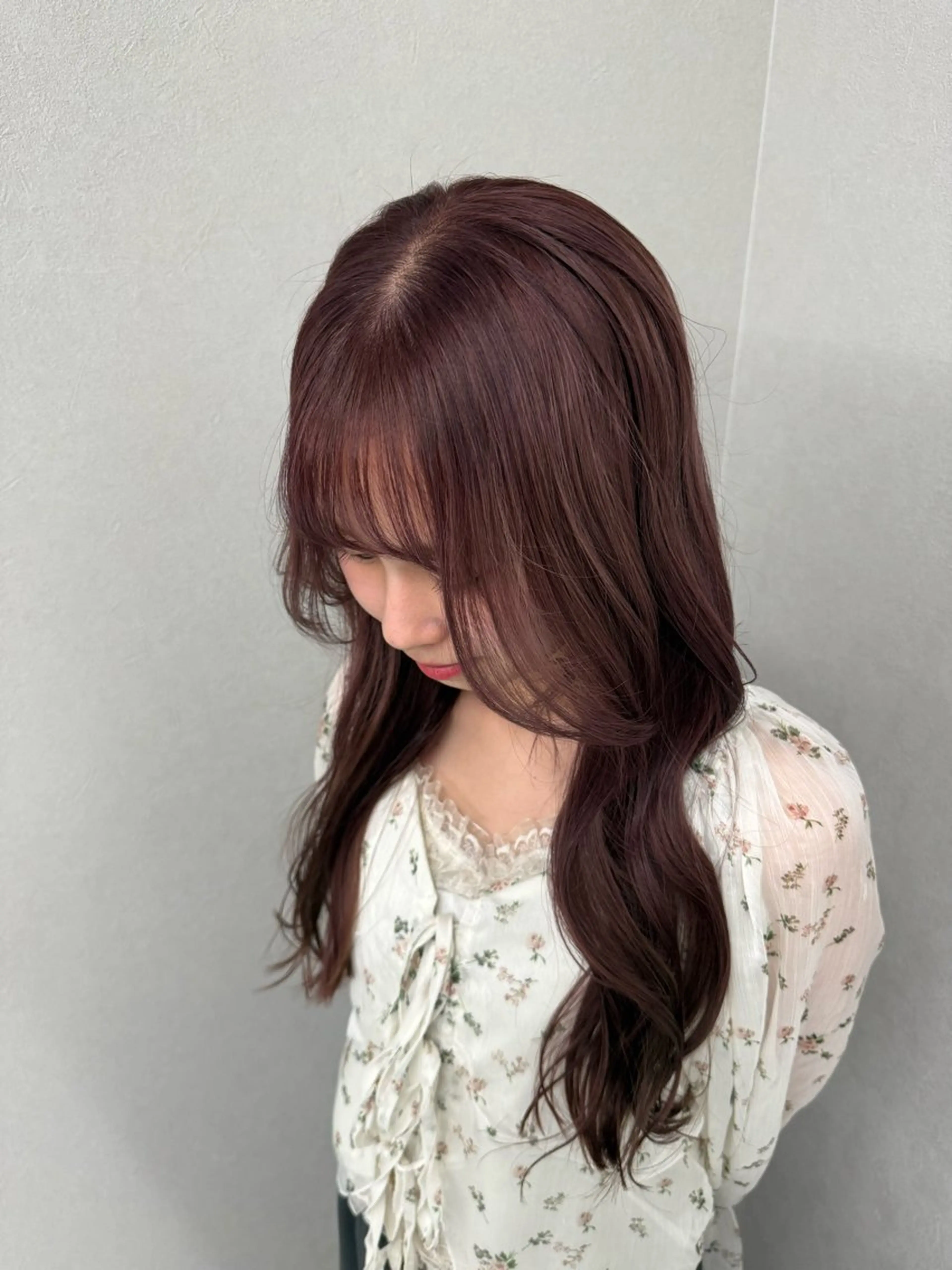 ロング カラー ブリーチ 透明感カラー ラベンダーカラー ピンクカラー ピンクラベンダー SOAR yumeのヘアスタイル