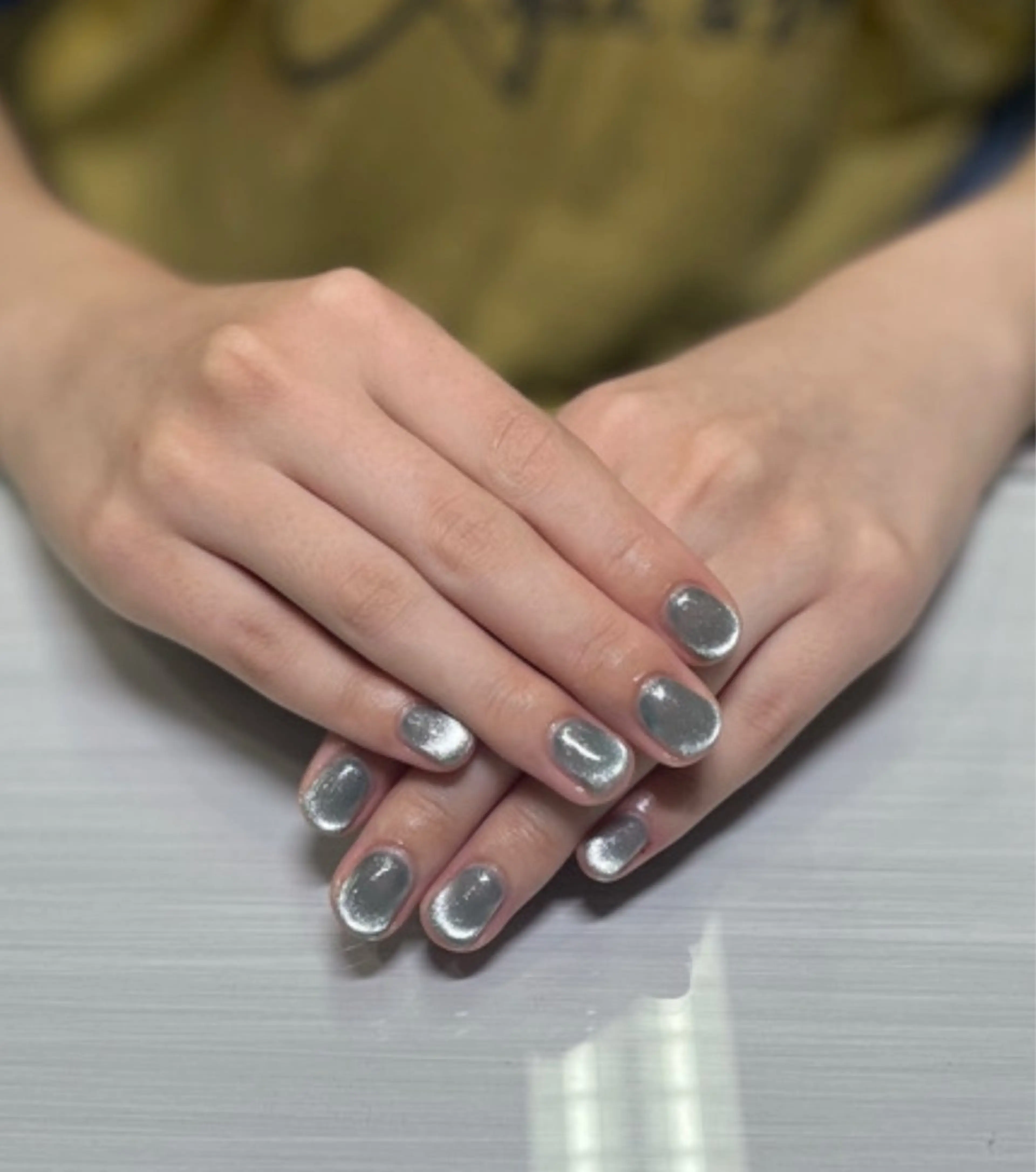 ネイル フレンチネイル マグネットネイル olue eyelash&nail【オルエ】所属・olue’ あつみのネイルデザイン