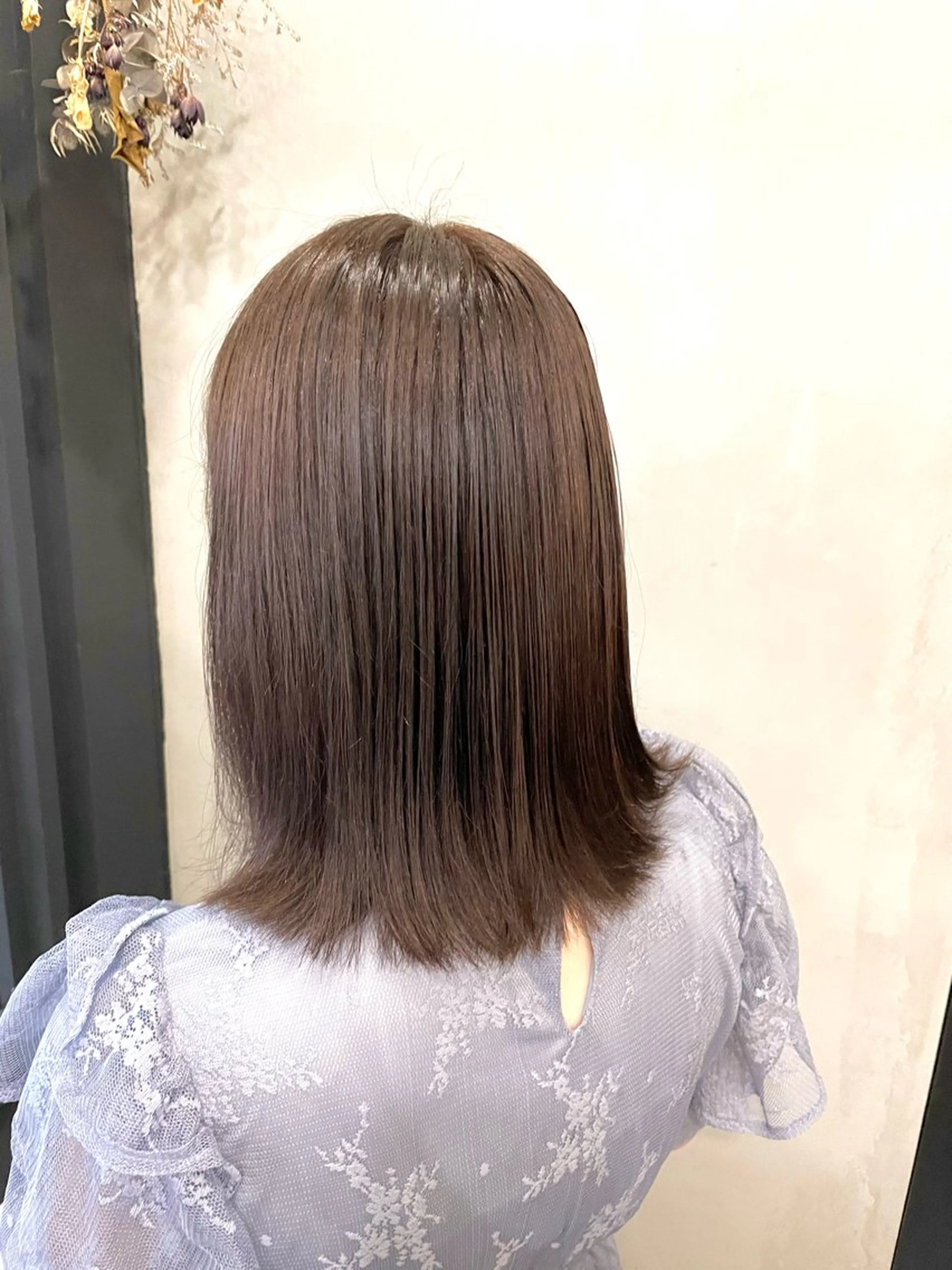 ミディアム カラー ベージュカラー ヘアカラー ヘッドスパ ✨メンズ縮毛モデル 募集✨イブキのヘアスタイル