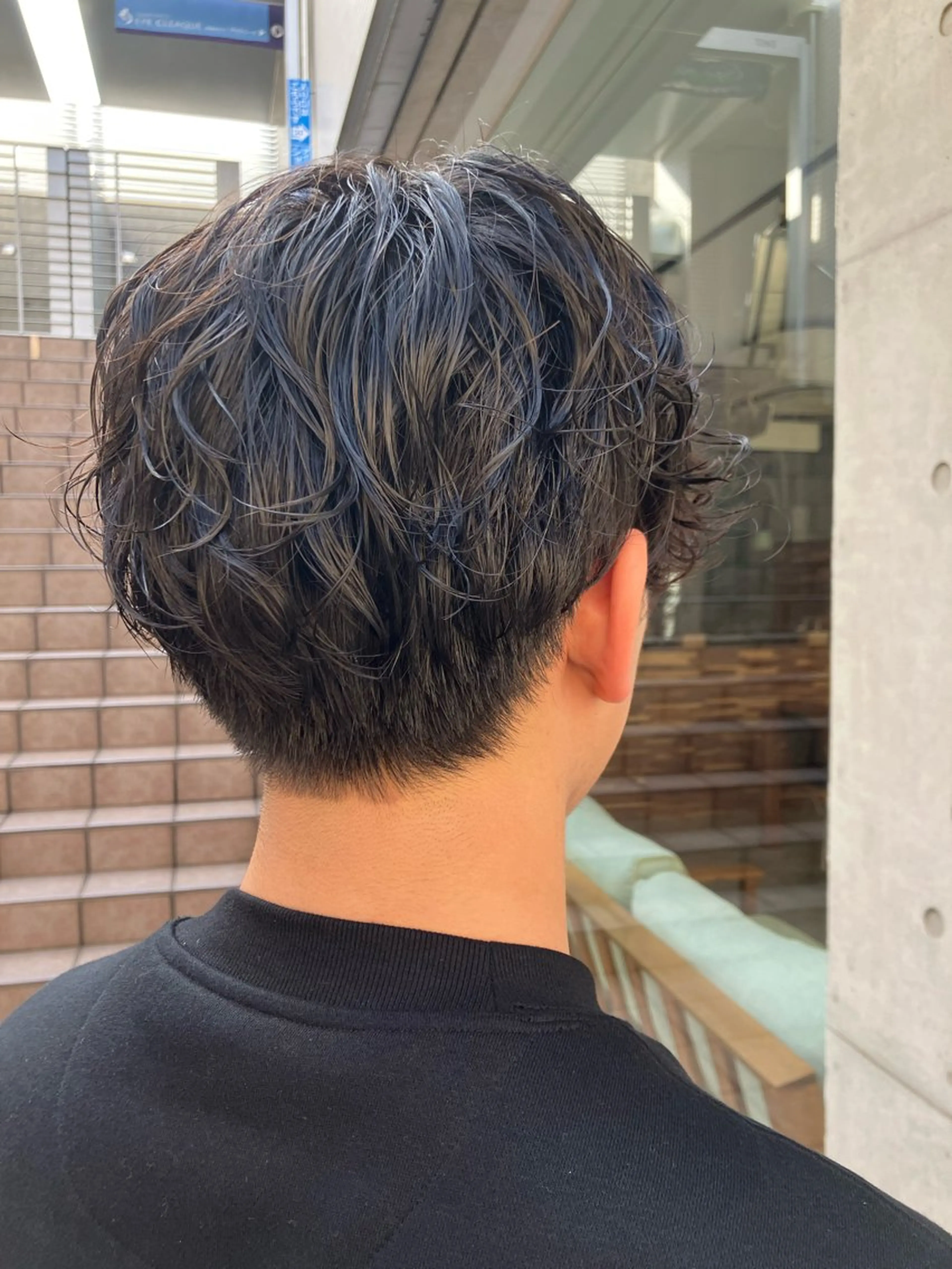 パーマ メンズ パーマ ニュアンスカラー／ メンズ🌙久住綾香のヘアスタイル