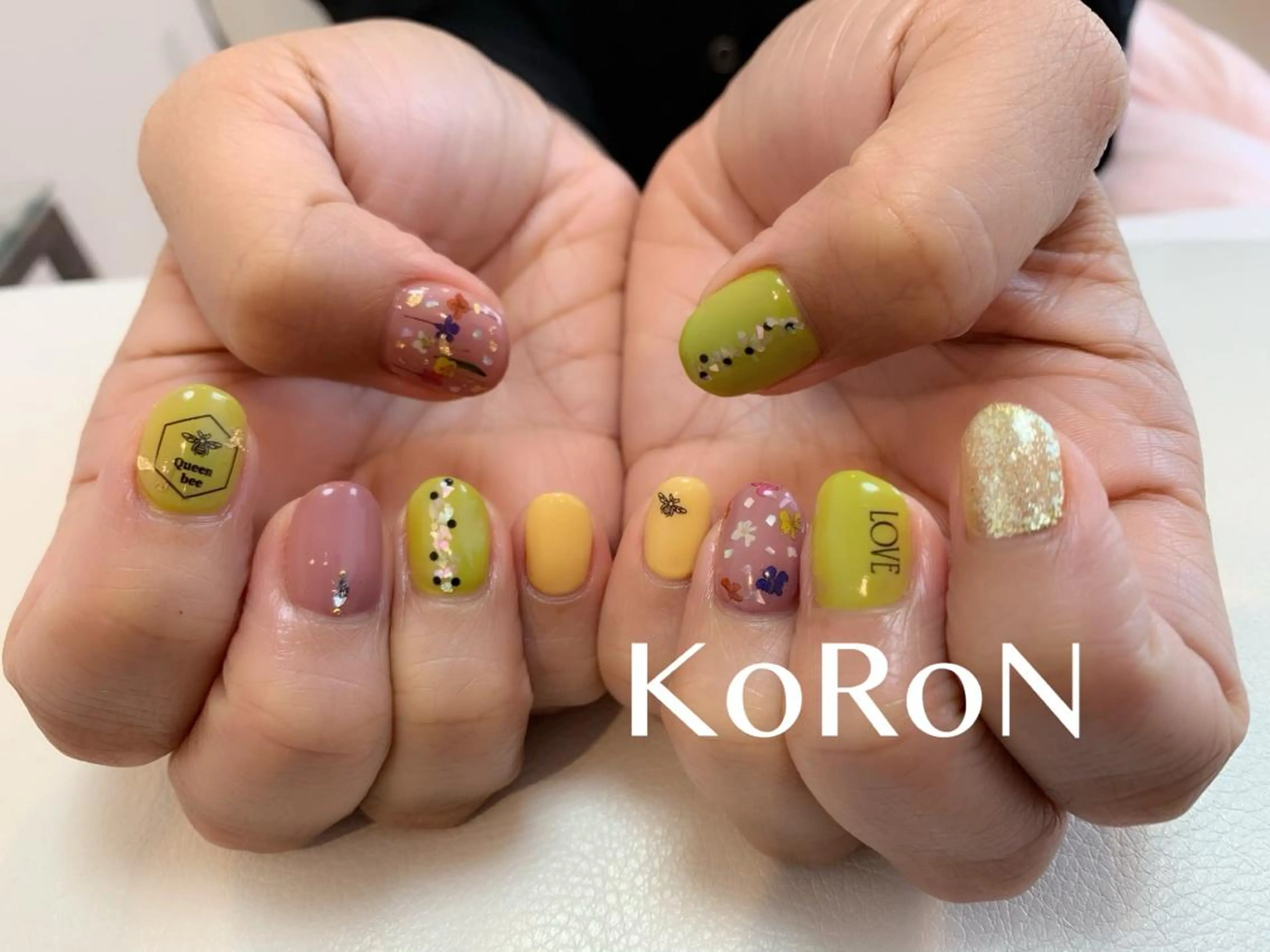 ネイル ハンドネイル 自宅サロン鎌倉 KORONのネイルデザイン