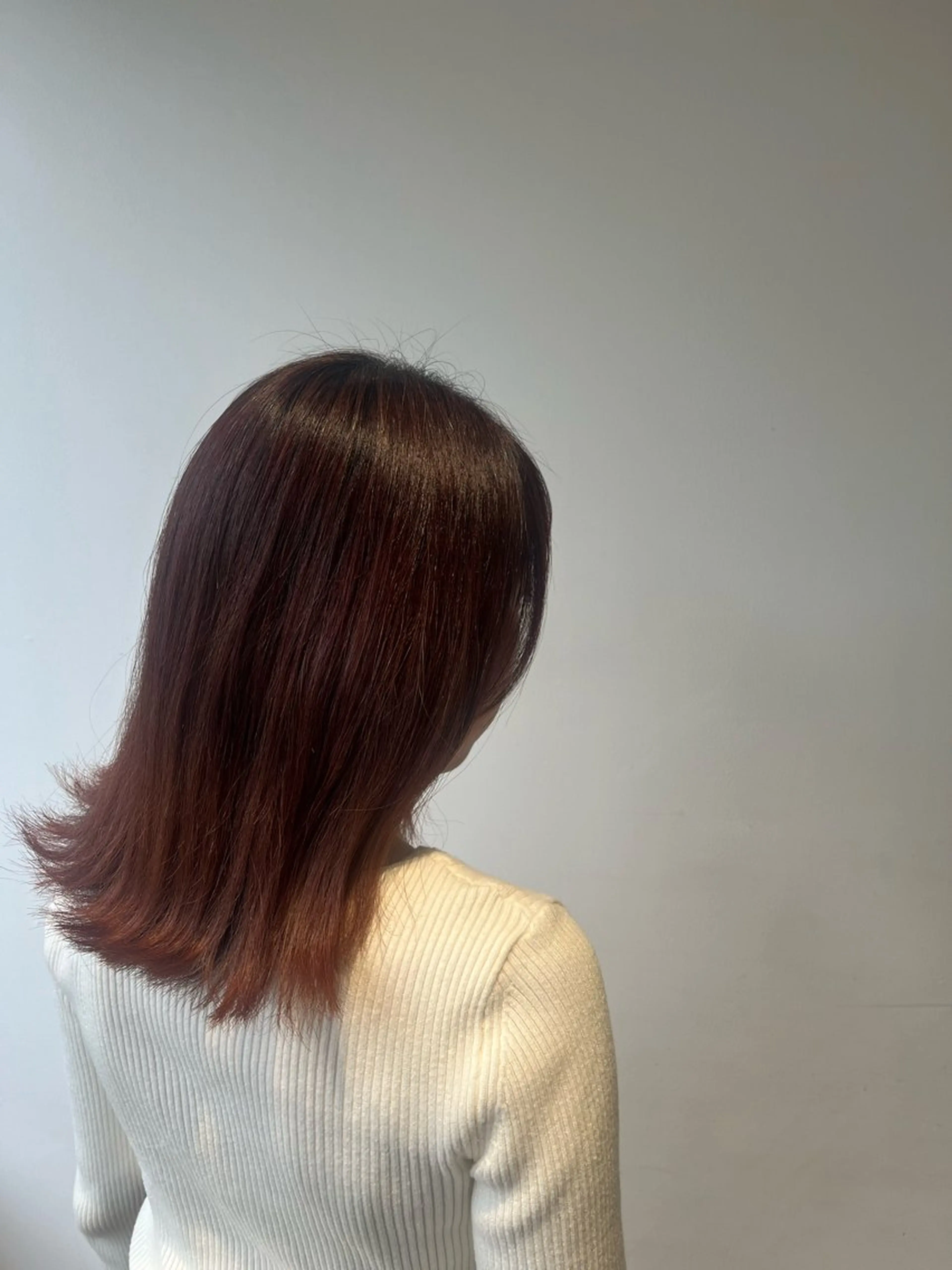 セミロング 長野 美沙のヘアスタイル