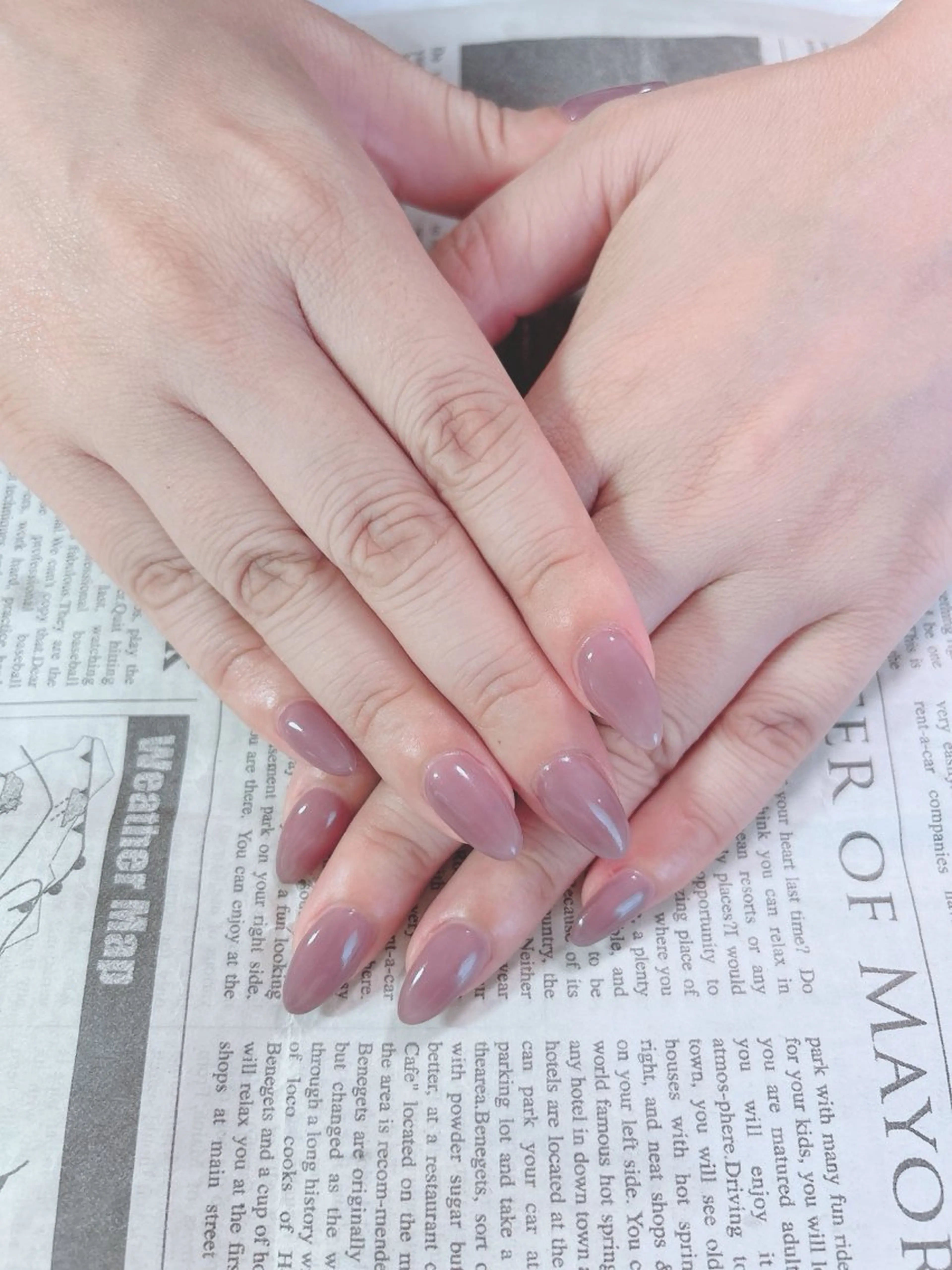 ネイル ハンドネイル ハンドケア 森山 舞のネイルデザイン