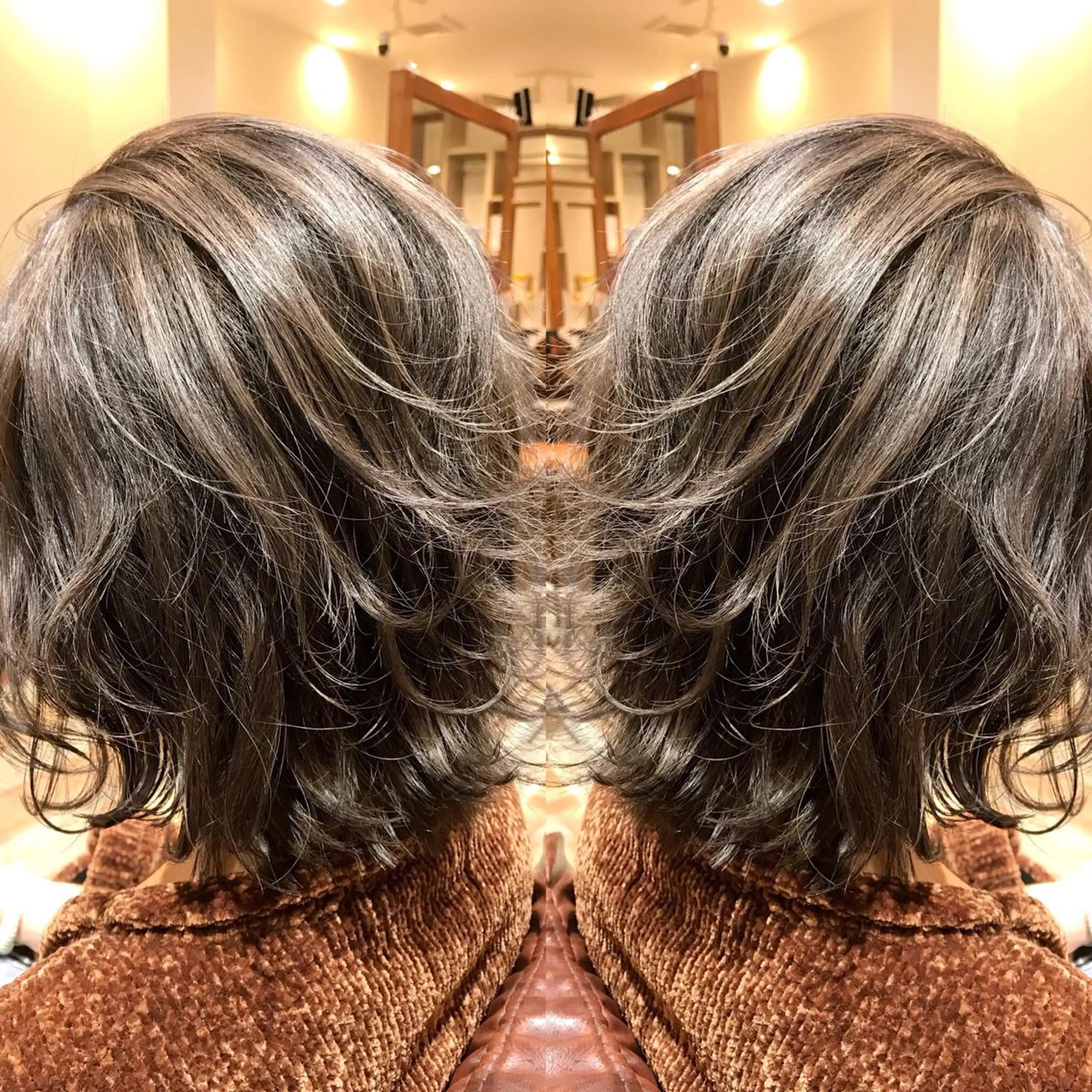 ショート カラー シールエクステ⭐️ オオミタクヤのヘアスタイル