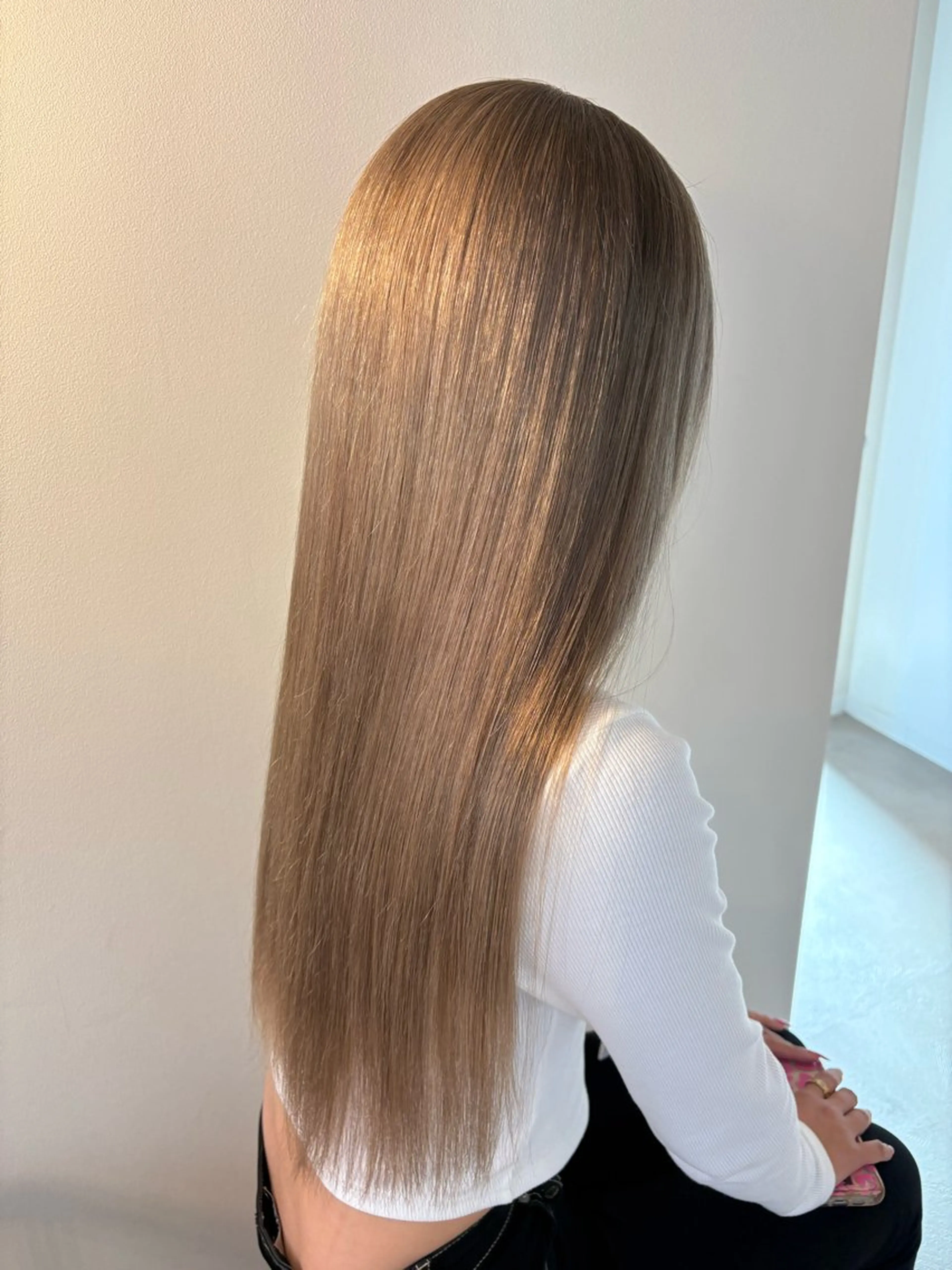 ロング ヘアカラー ココルアナ 豊中美容室のヘアスタイル