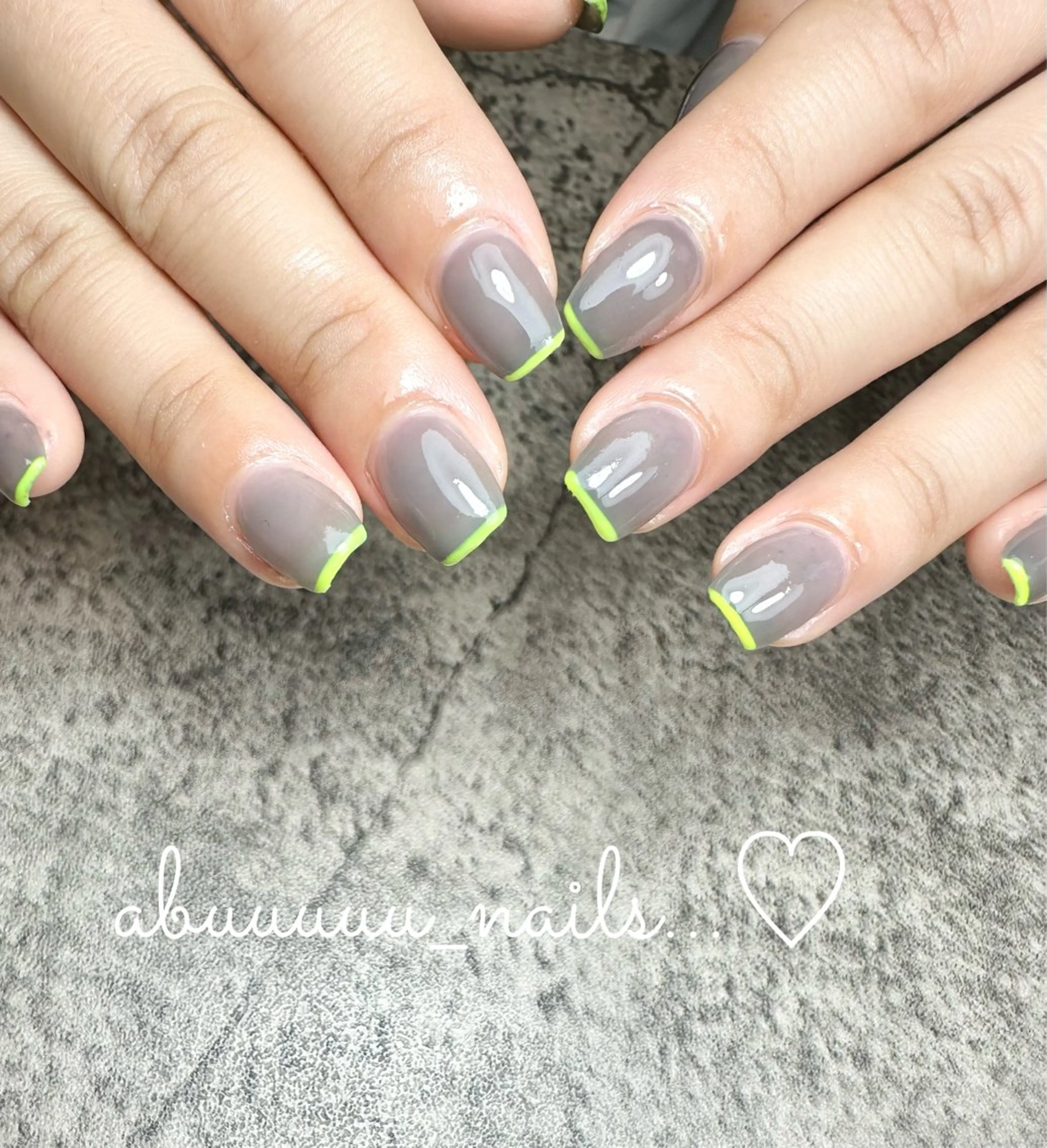 ネイル フレンチネイル ハンドネイル abuuuuu nailsのネイルデザイン