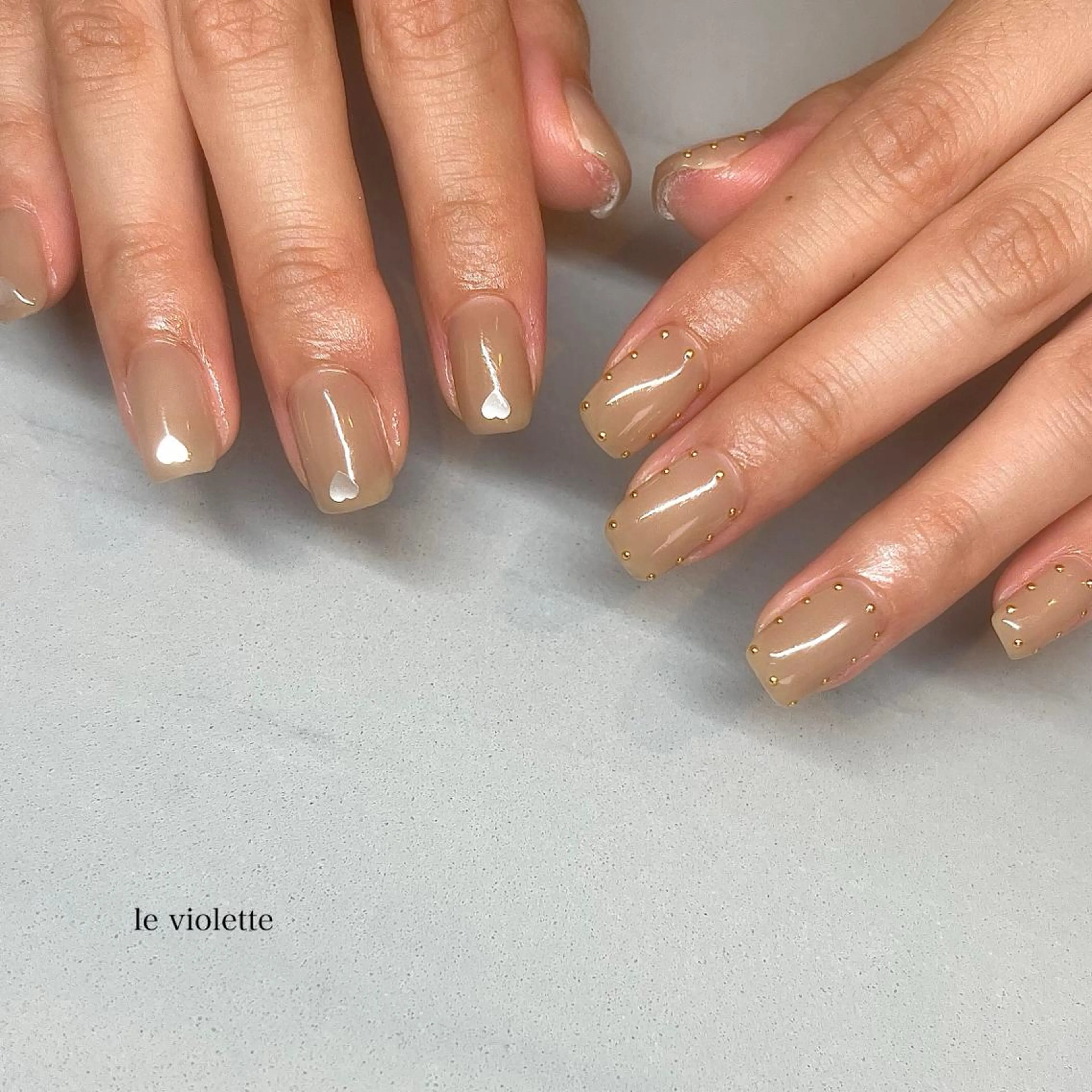 ネイル ハンドネイル le violette所属・le violetteのネイルデザイン