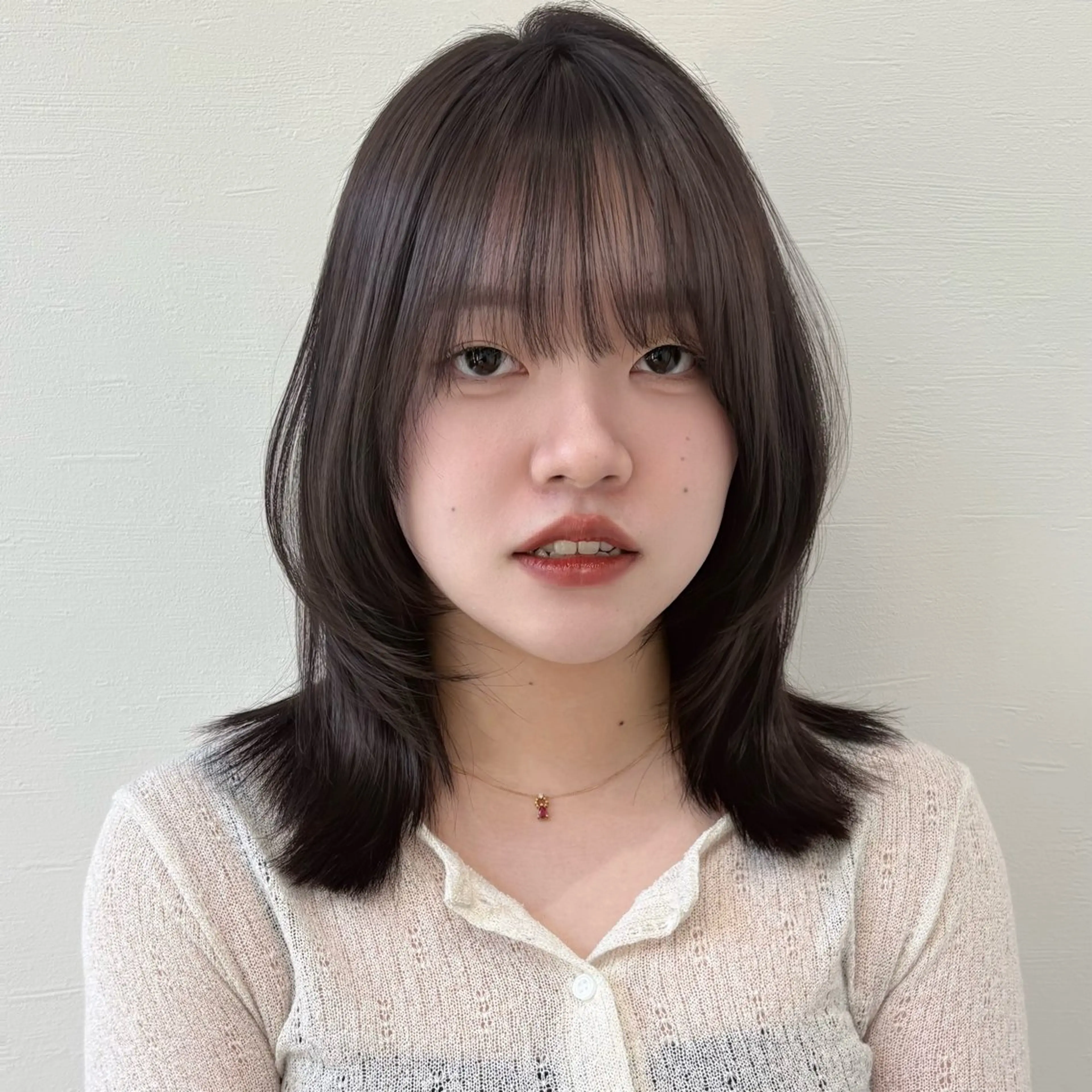 ミディアム 似合わせ前髪/ 小顔カット🎀そうのヘアスタイル