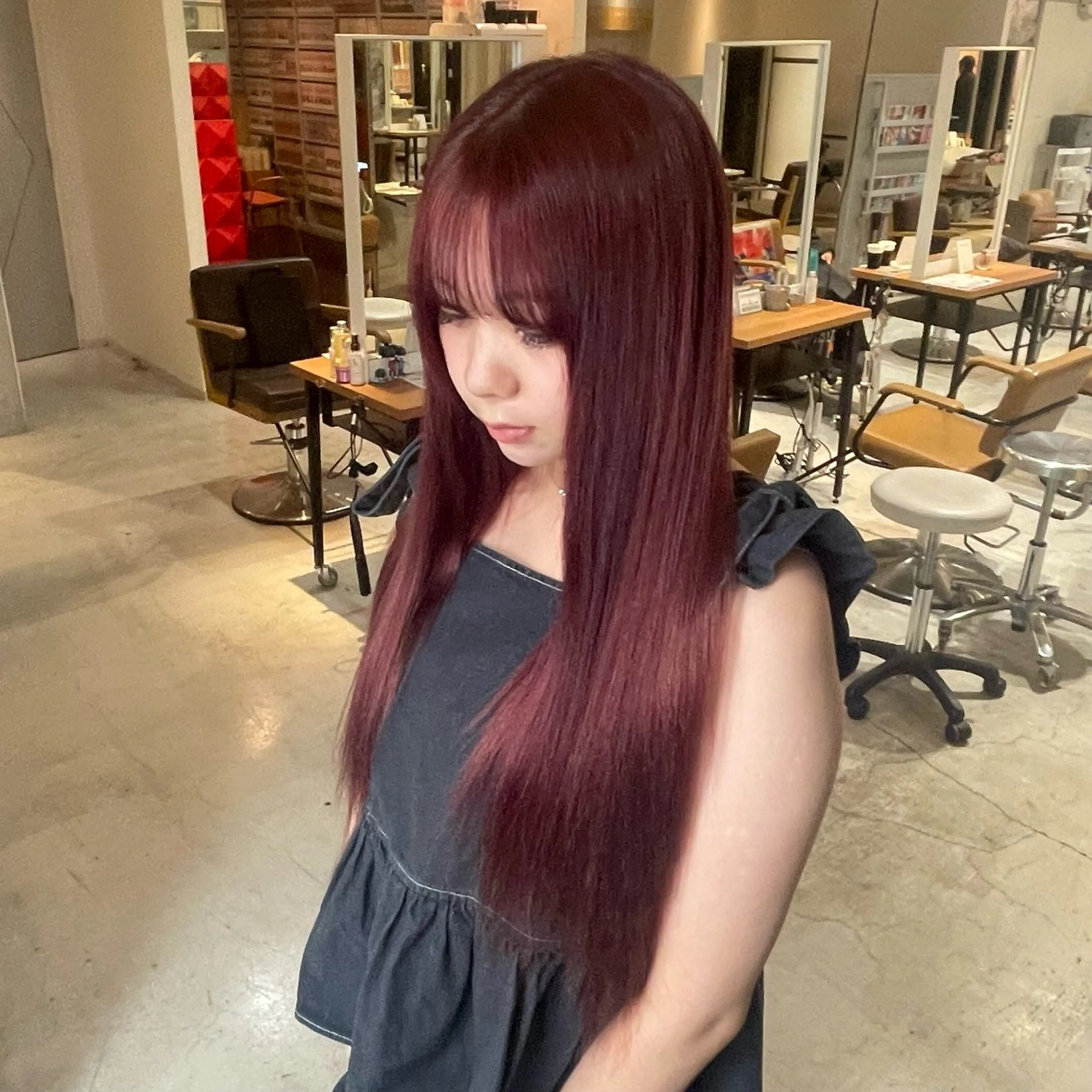 カラー LUNTY NAMBA 難波駅前店所属・透け感ベージュ 🪐REN🪐のヘアスタイル