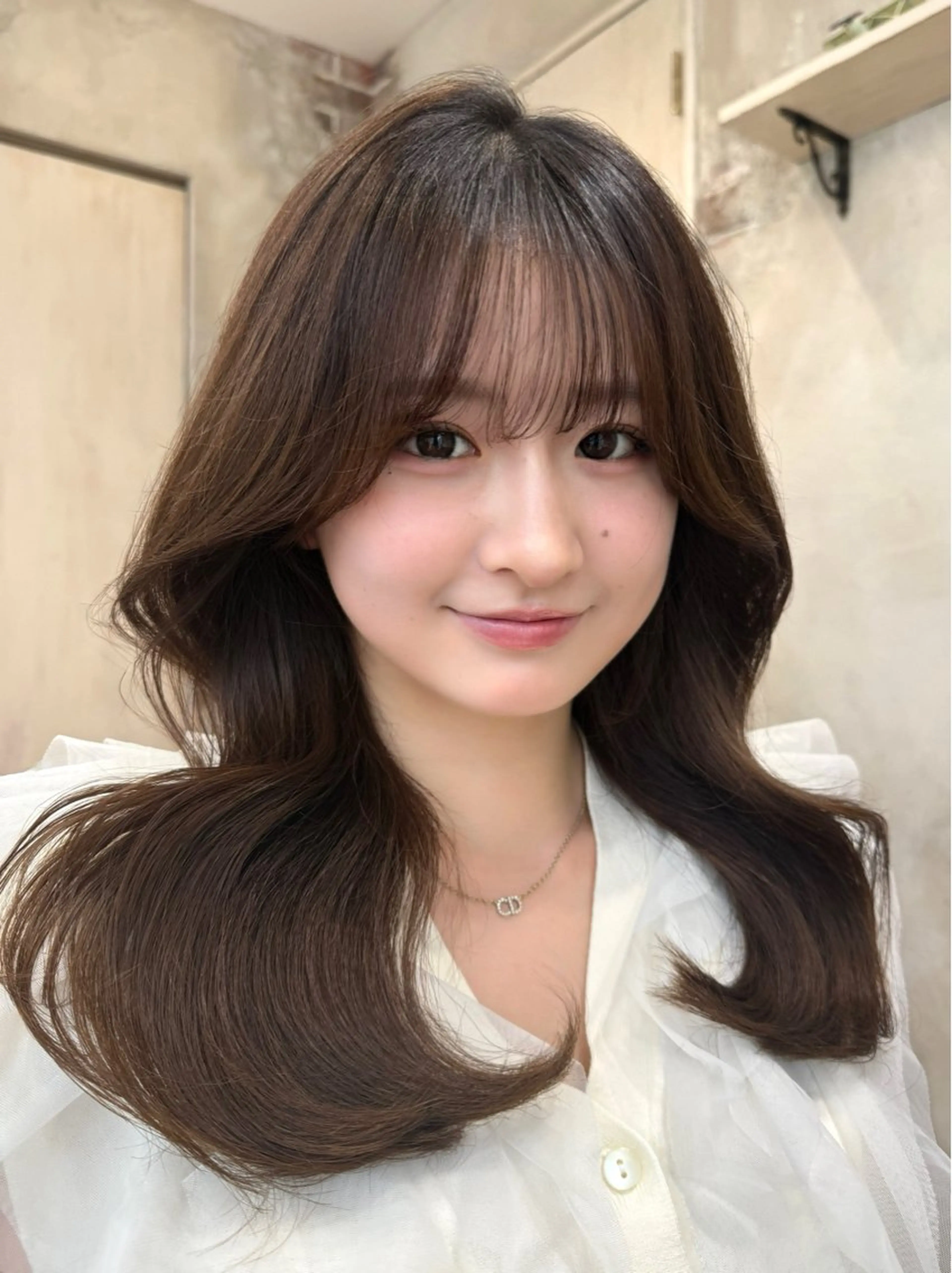 [新規限定]🥀艶髪手に入れたい方限定🥀カット＋ヘアカラー＋Aujuaトリートメント(当日予約可)12,000円の写真