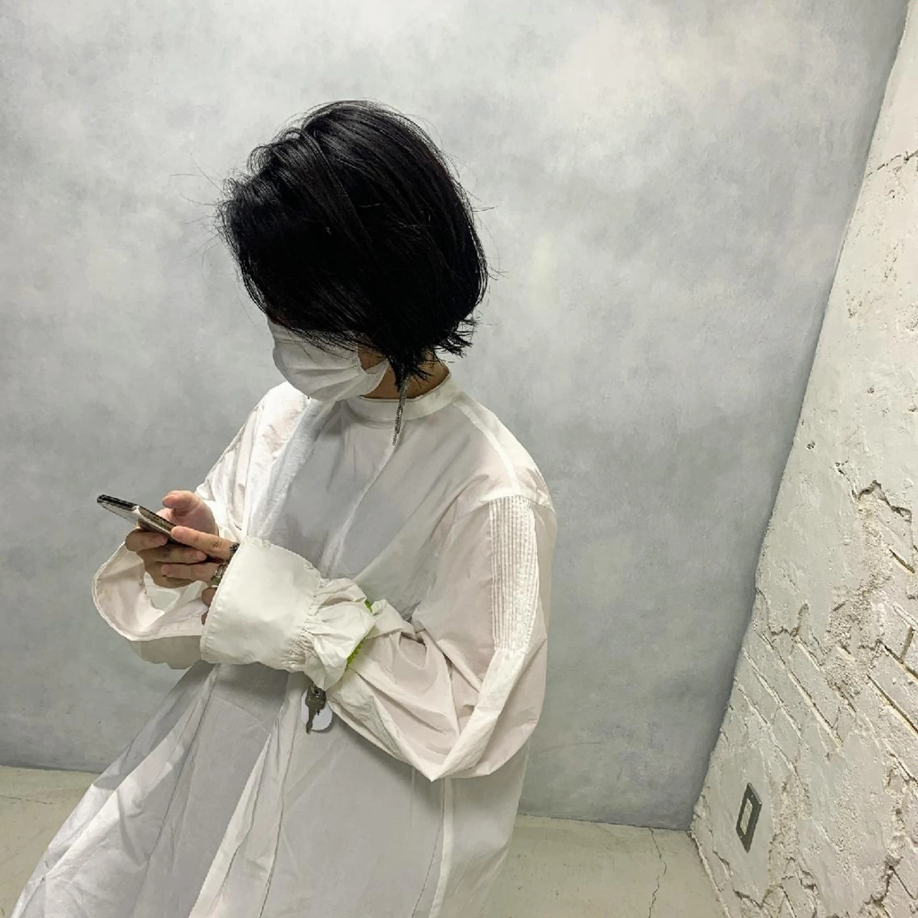 ショート カラー カット トリートメント nameless 心斎橋のヘアスタイル