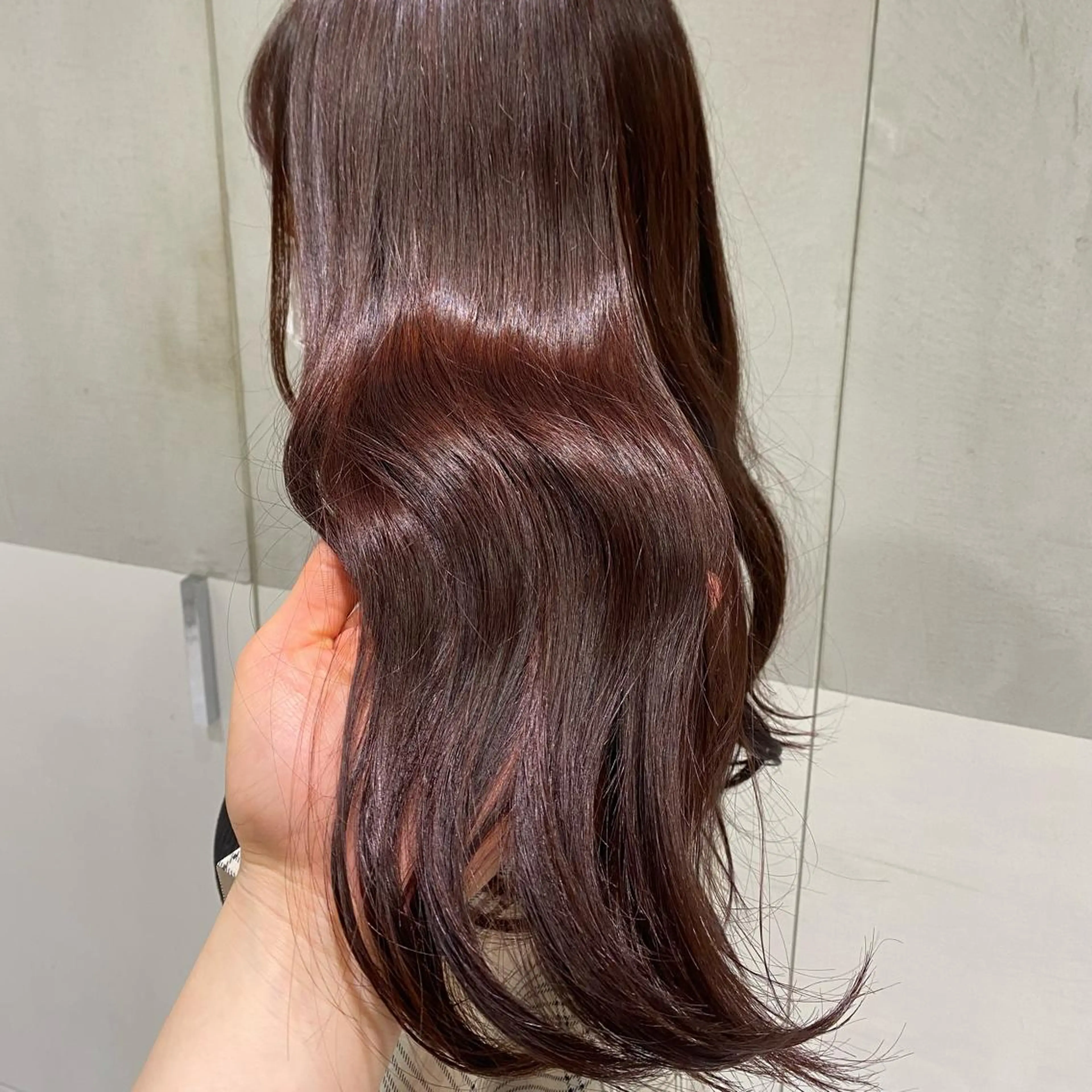 セミロング カラー ヘアカラー トリートメント 艶感/ナチュラル 🌿マアヤのヘアスタイル