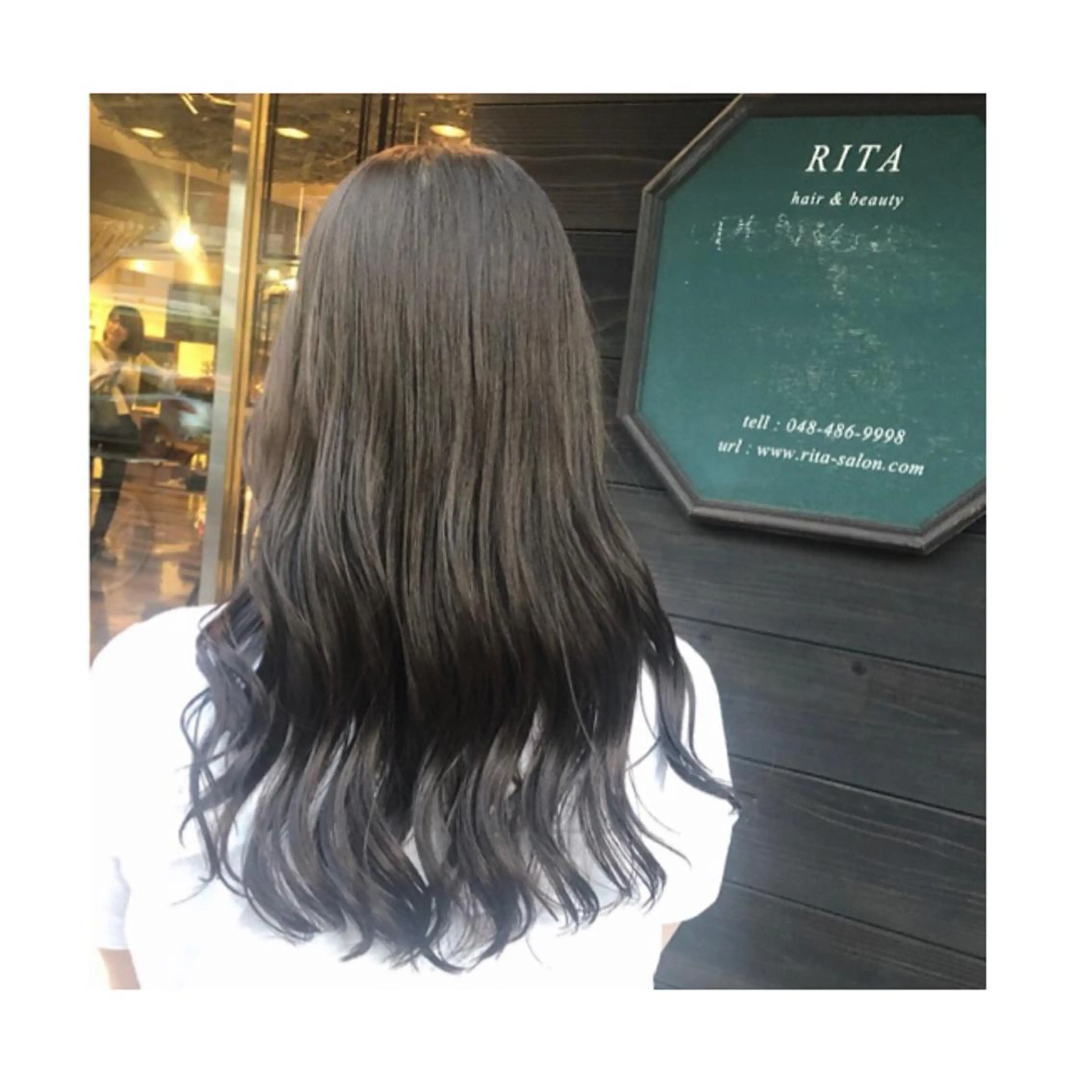 ロング ヘアカラー トリートメント ❁⃘ ち だ り さ ❁⃘のヘアスタイル