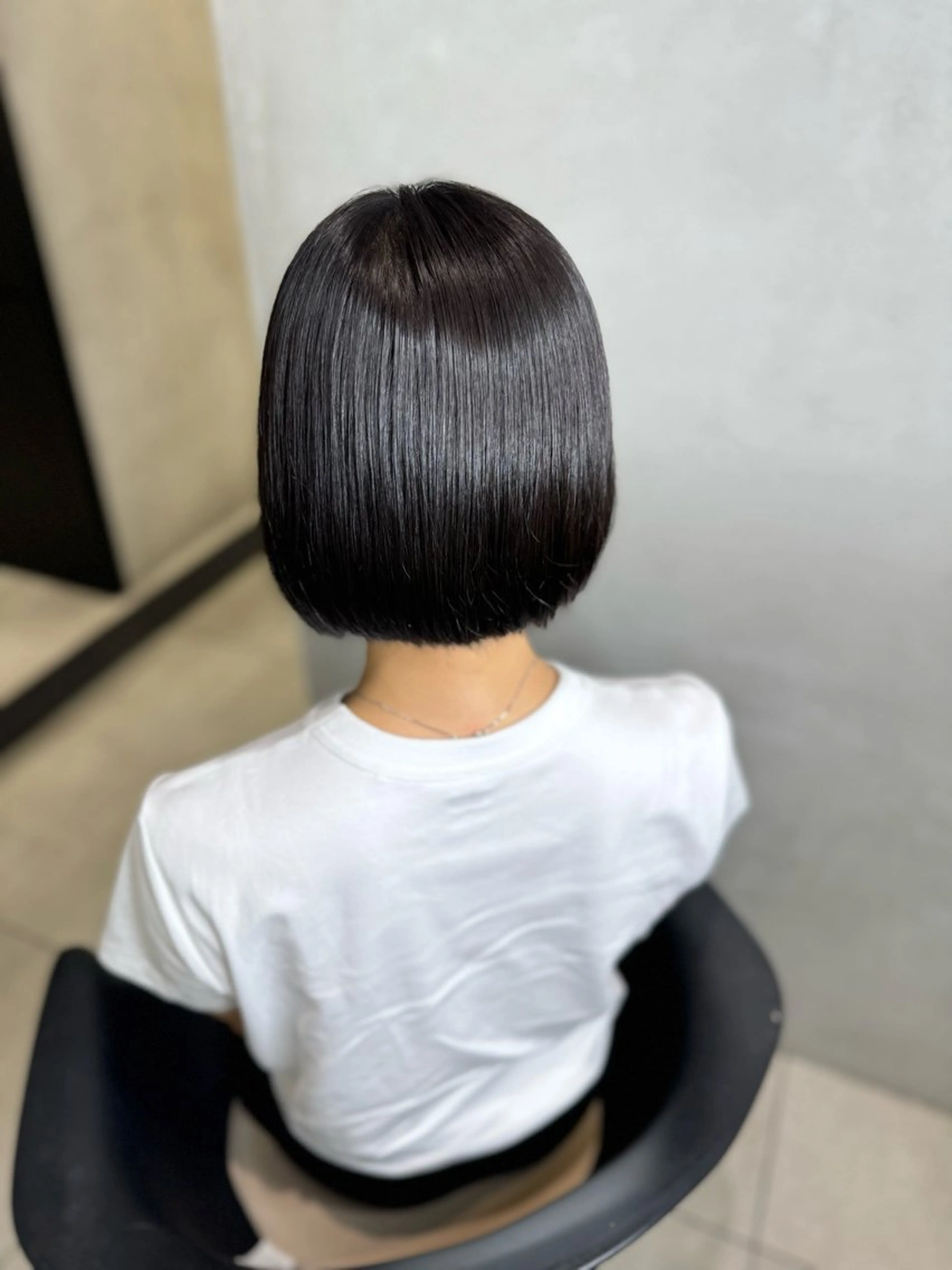ミディアム カラー 黒髪 大阪 梅田/ ハイトーン/エクステのヘアスタイル