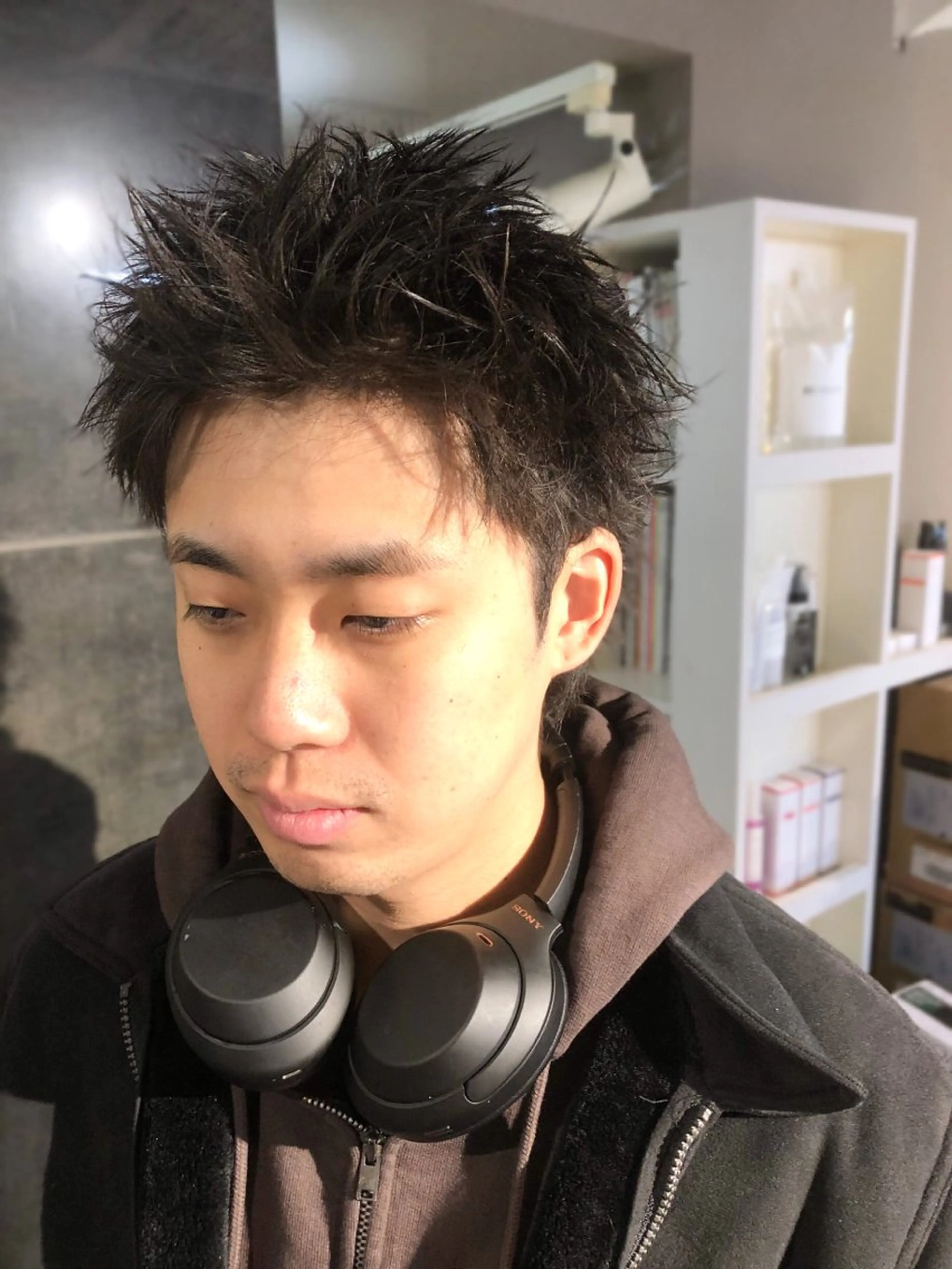ヘアアレンジ メンズ カット トリートメント ヘアセット メンズ特化✂️栗原 侑也のヘアスタイル