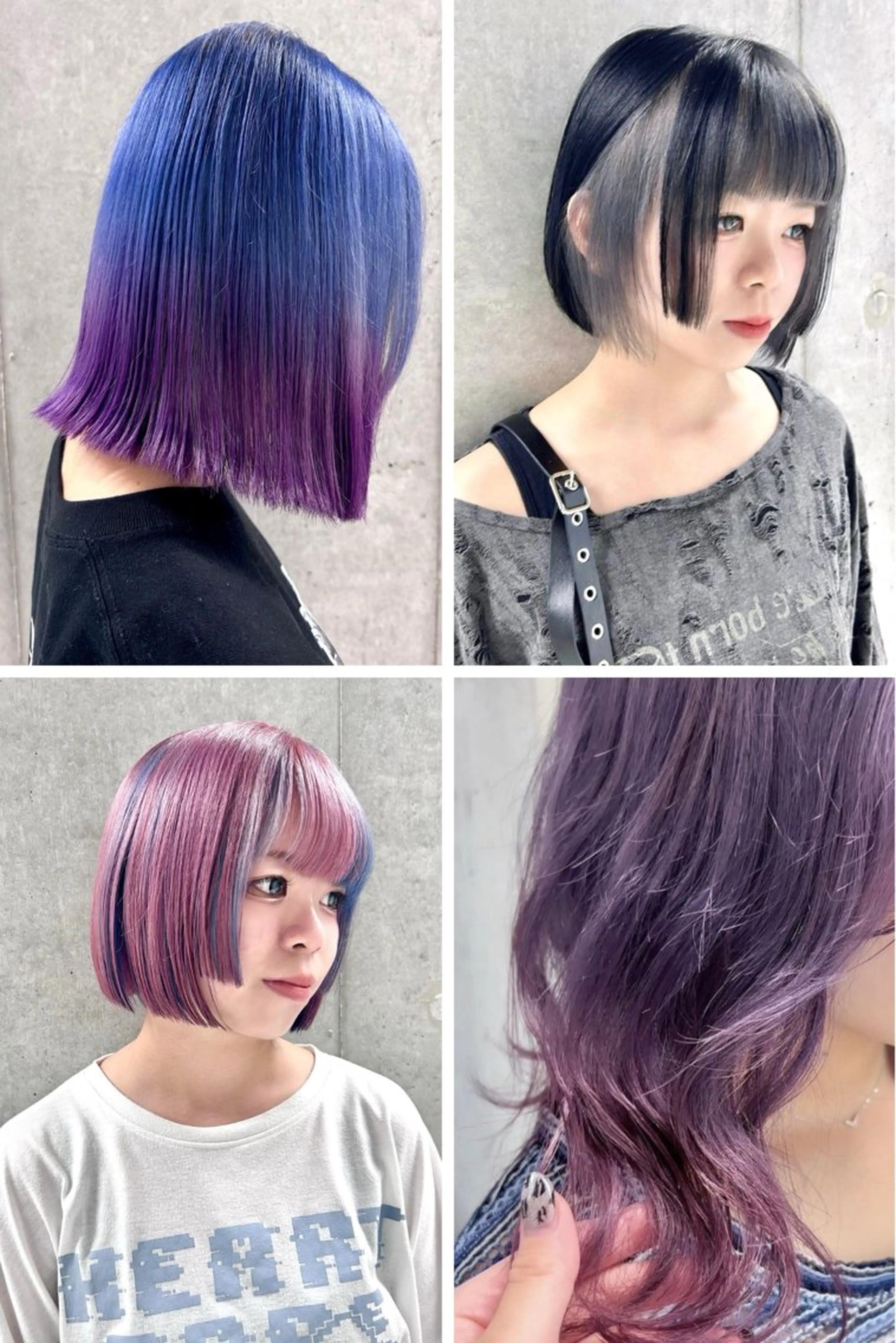 ショート カラー デザインカラー グラデーションカラー ヘアカラー トリートメント shizuna/天神 /メンズ/ボブのヘアスタイル