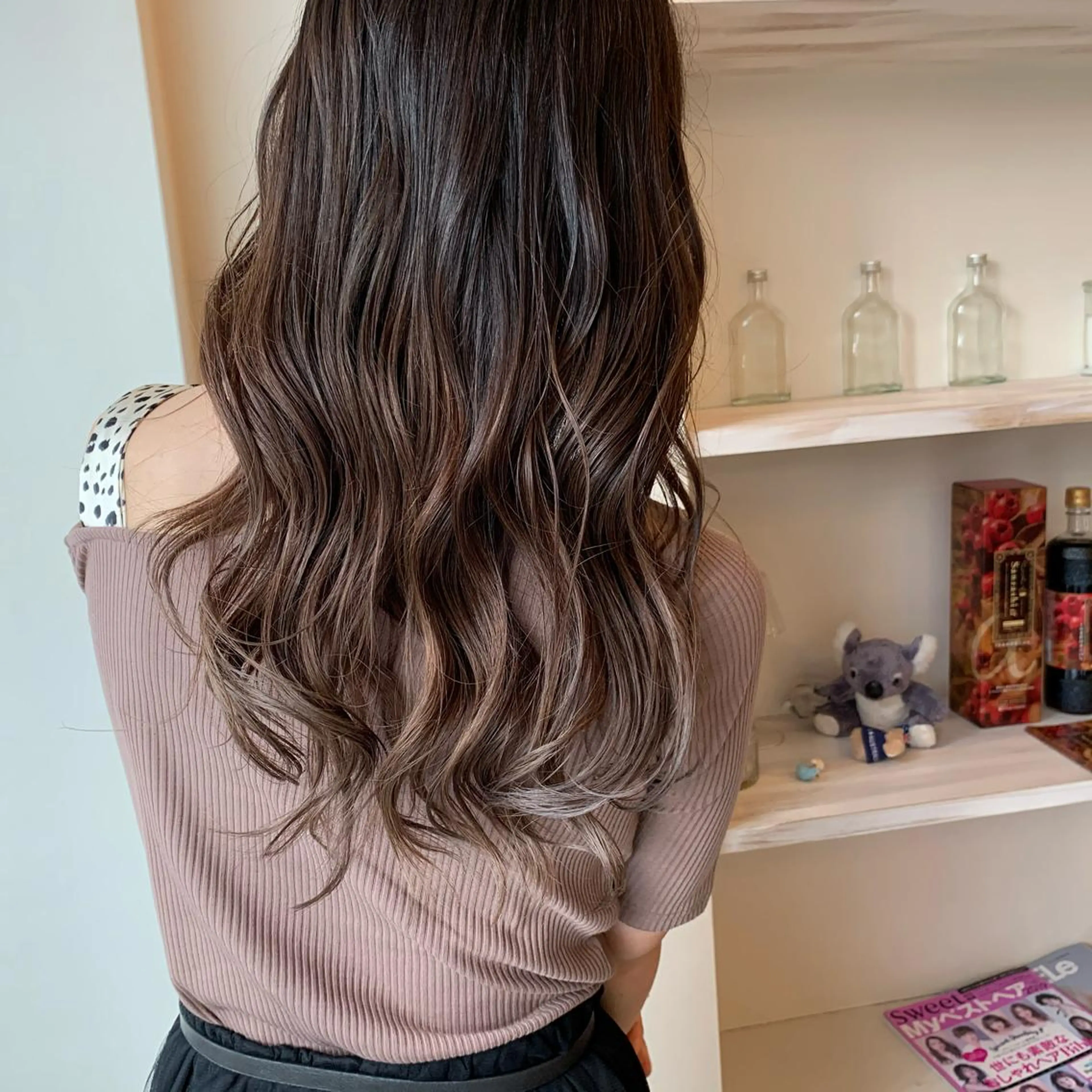 ロング カラー グラデーションカラー ヘアカラー ボブウルフ/ボブ Satsuki【名駅のヘアスタイル