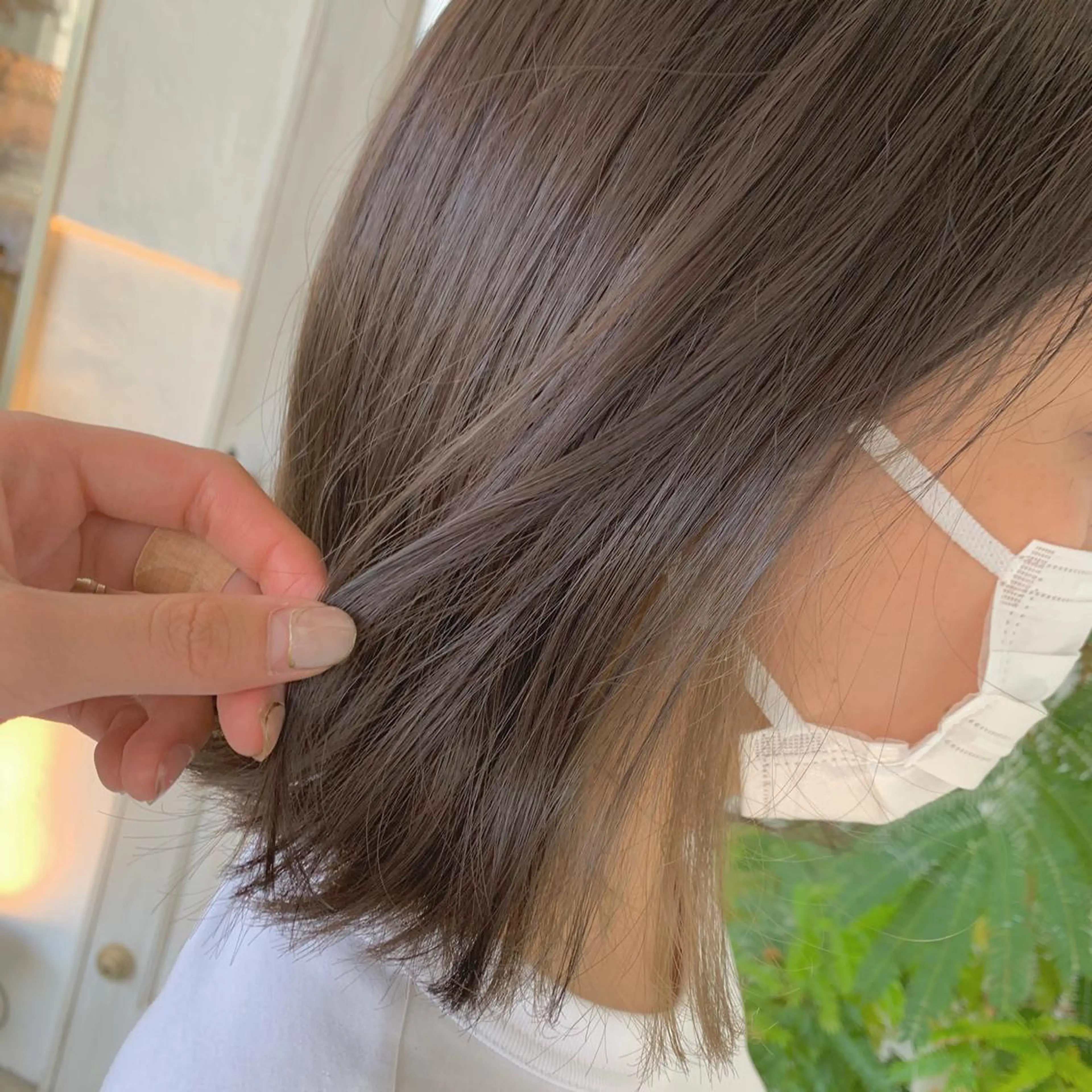 ショート カット ヘアカラー トリートメント Mavie 東奈々子のヘアスタイル