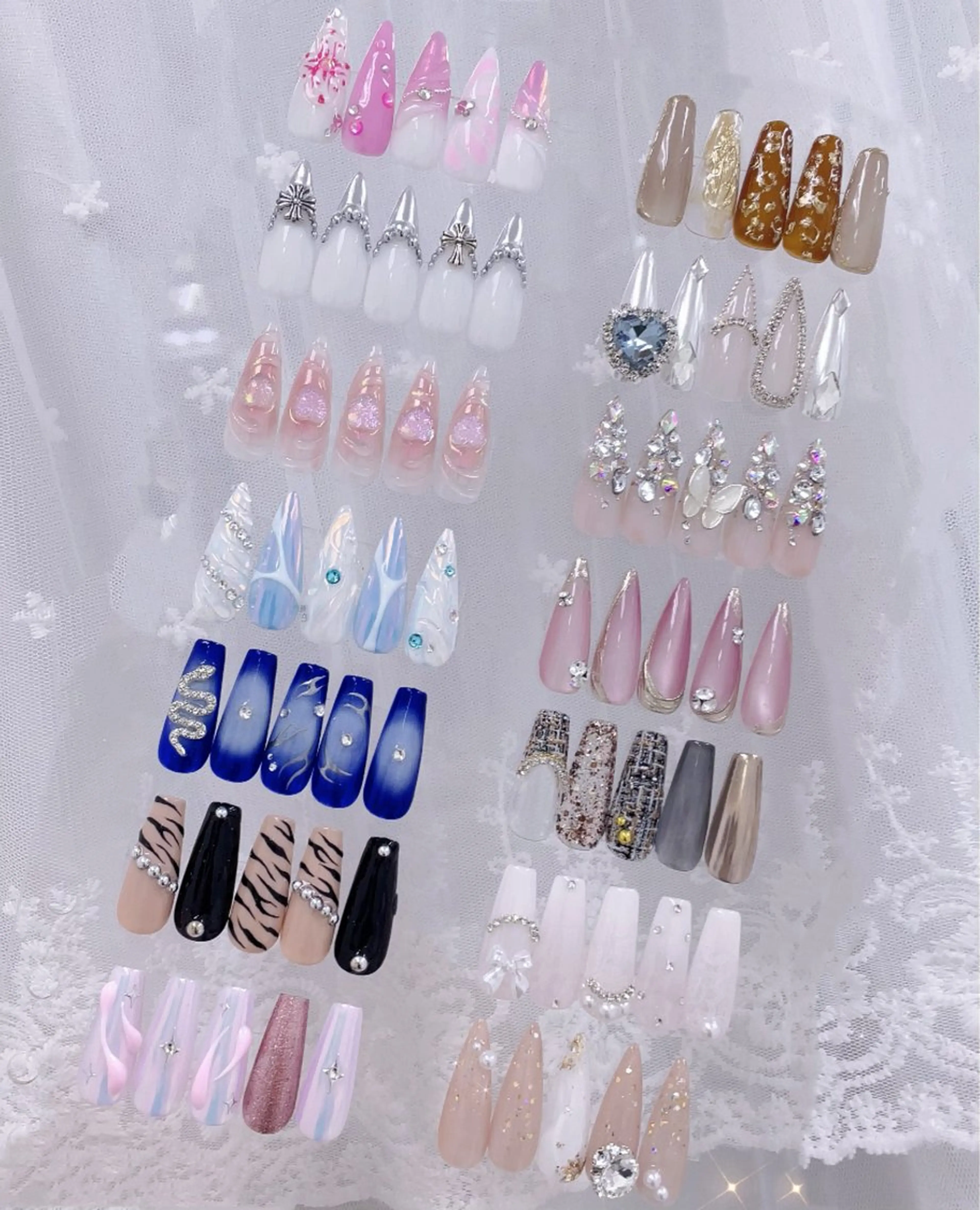 ロング cho nailのネイルデザイン