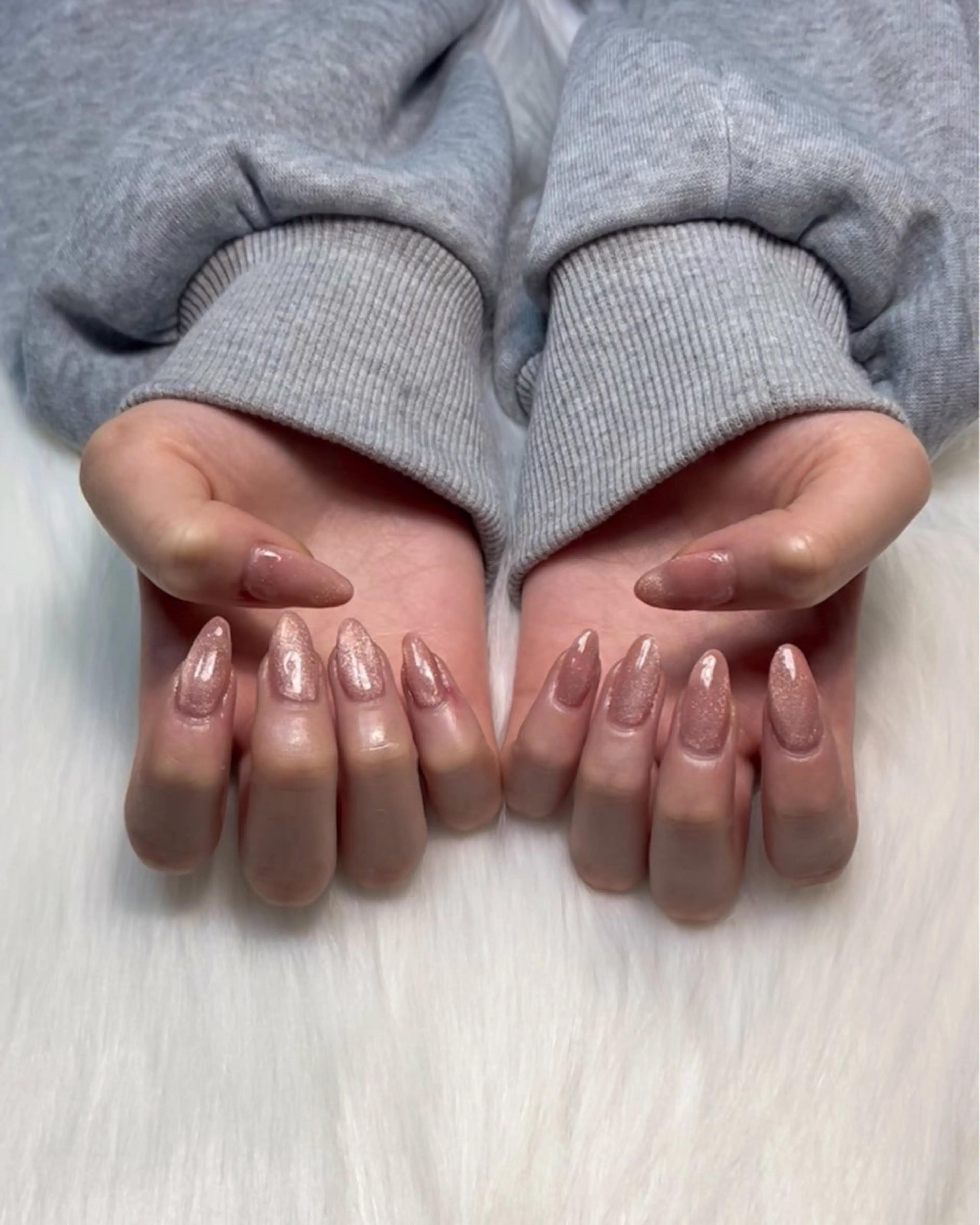 ネイル マグネットネイル ワンカラーネイル ハンドネイル Nail salon Hanakoのネイルデザイン