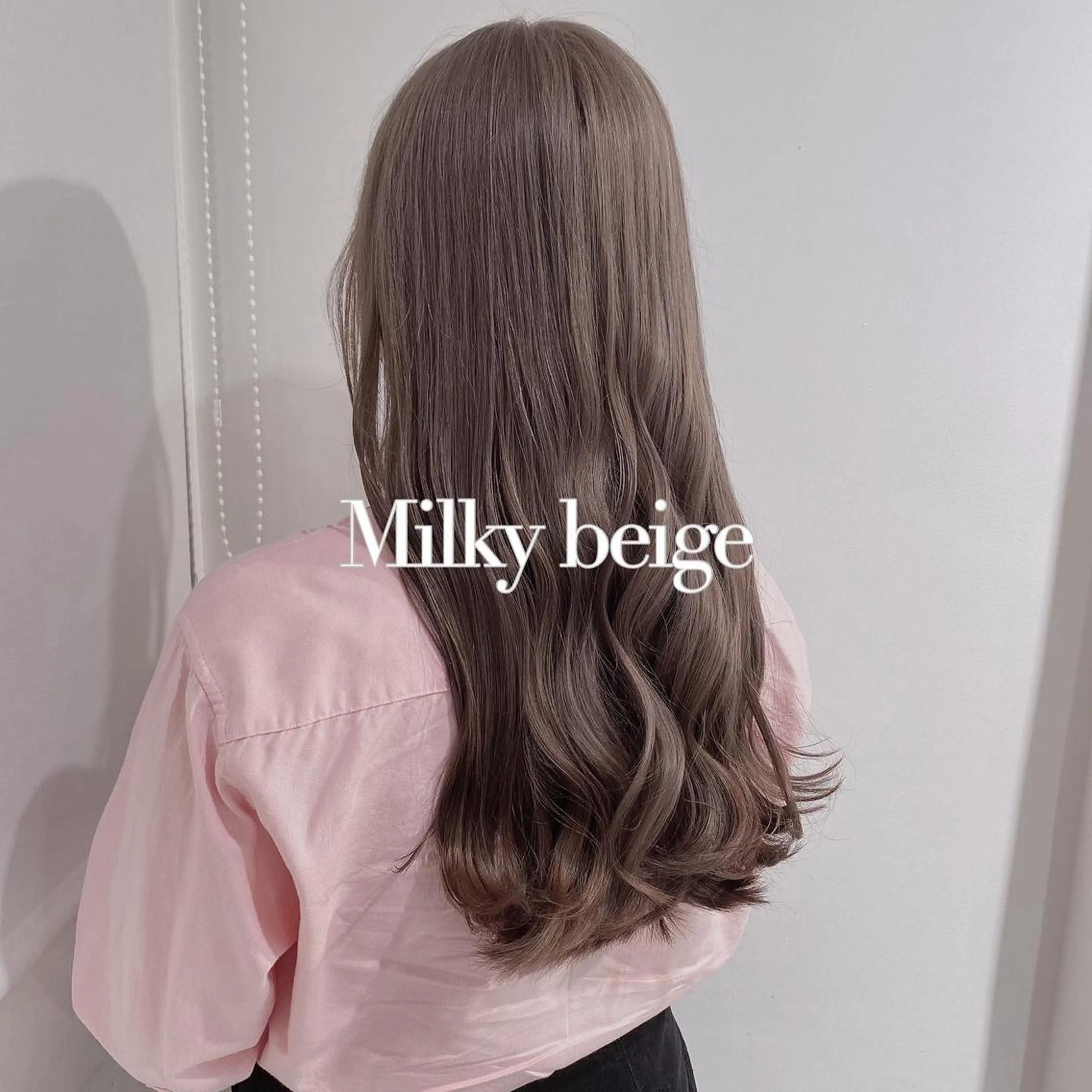 ロング カラー ヘアアレンジ ベージュカラー 透明感カラー ハイトーンカラー ミルクティーベージュ ミルキーベージュ ヘアカラー トリートメント ヘッドスパ ヘアセット 韓国レイヤー🕊️ 柔らかベージュ🧸のヘアスタイル