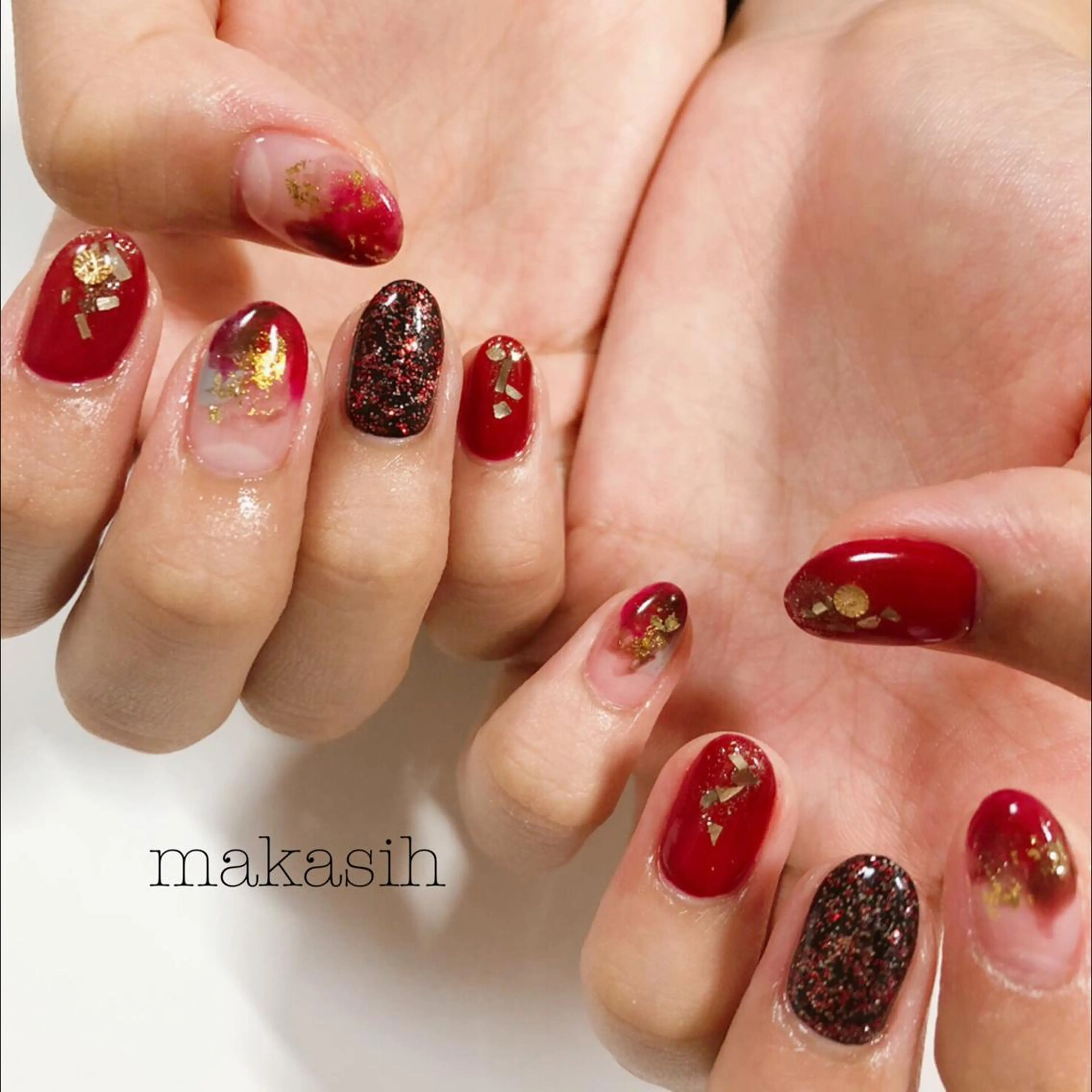 ネイル ニュアンスネイル 山崎 美菜子のネイルデザイン