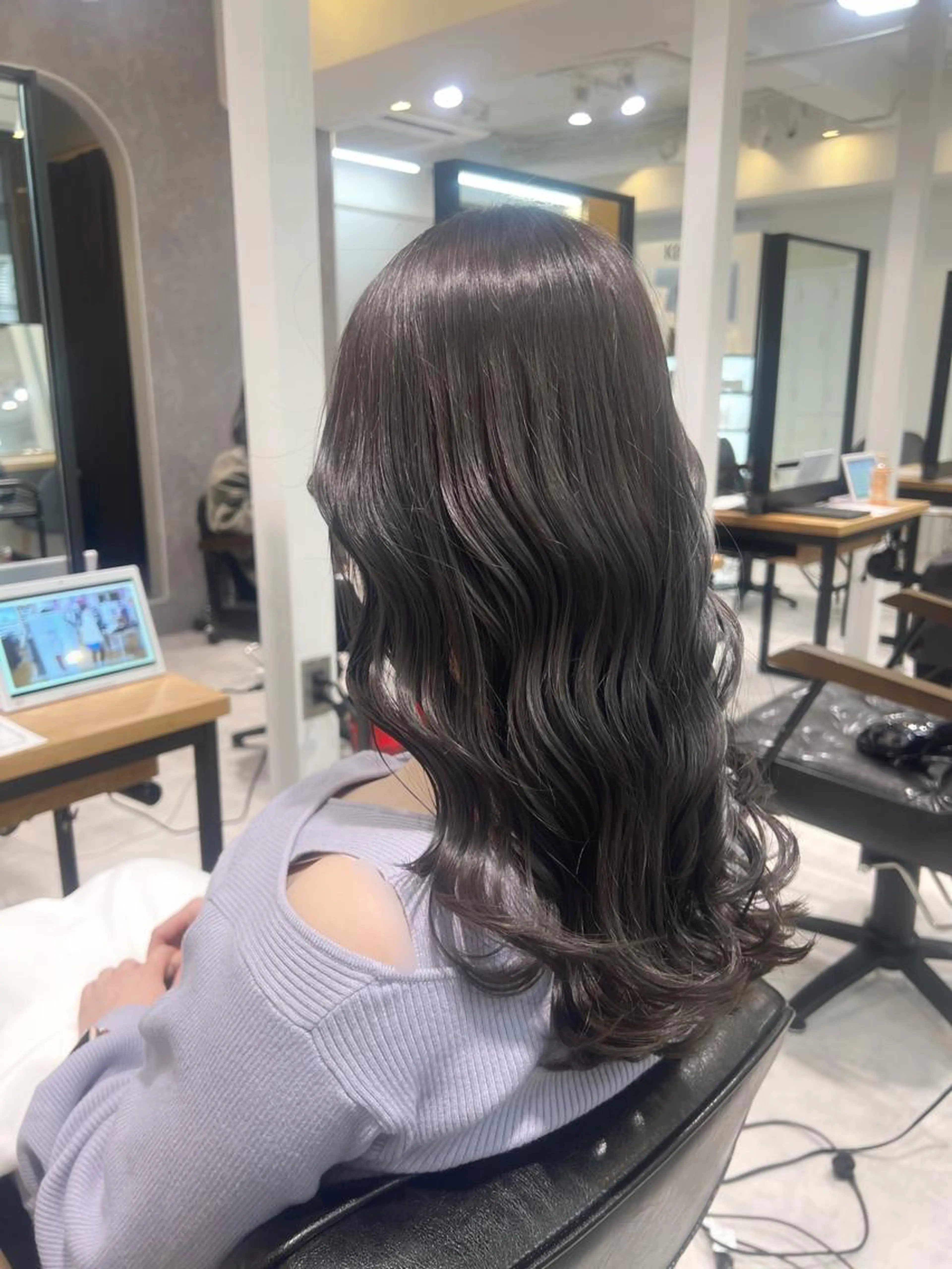 🌿不動人気No.1🌿カット＋プレミアム艶カラー＋髪質改善ミルボンTrの写真