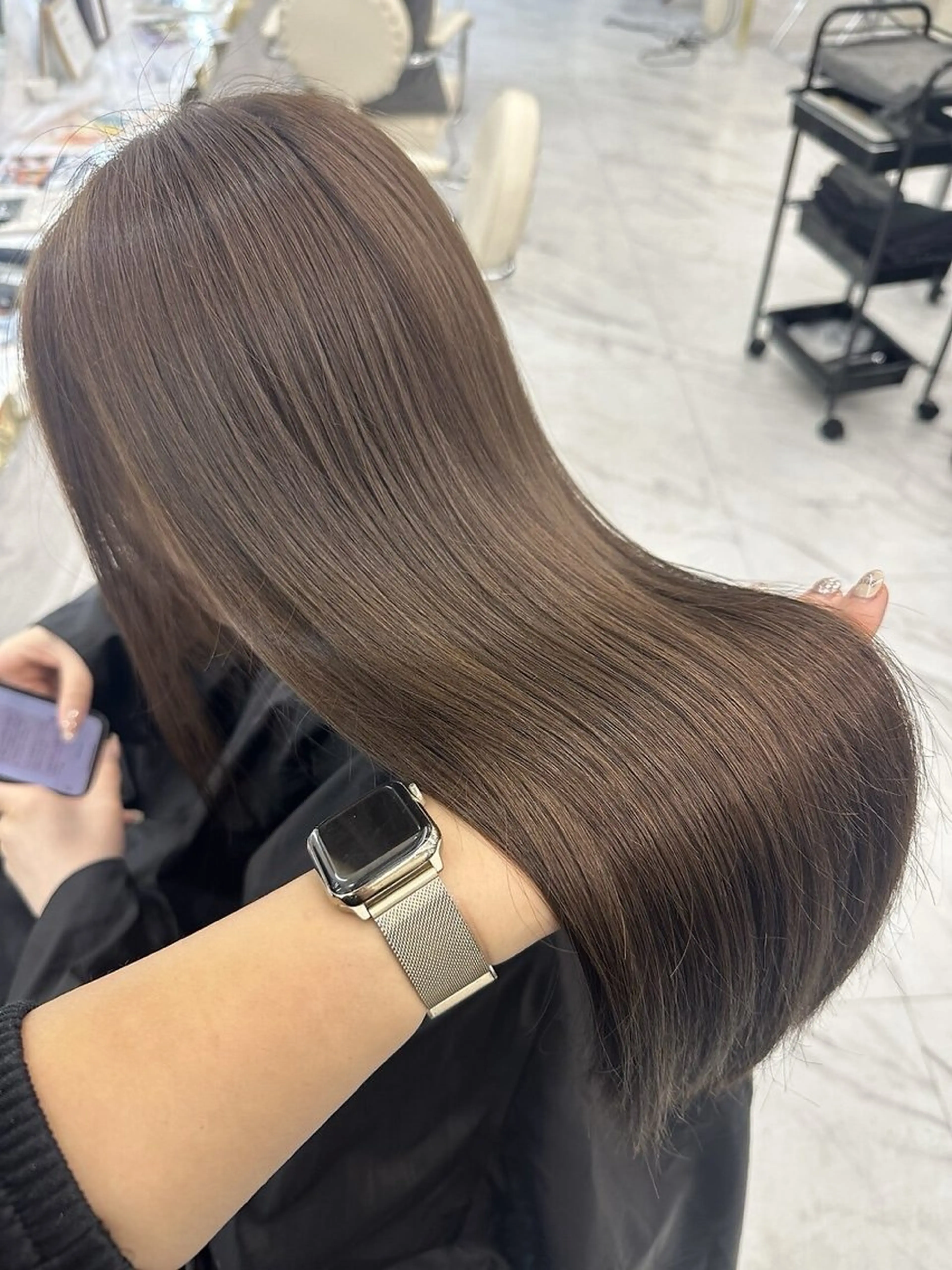 【艶髪】酸性縮毛矯正✨️＋カラー♡＋カット✂︎💕︎の写真
