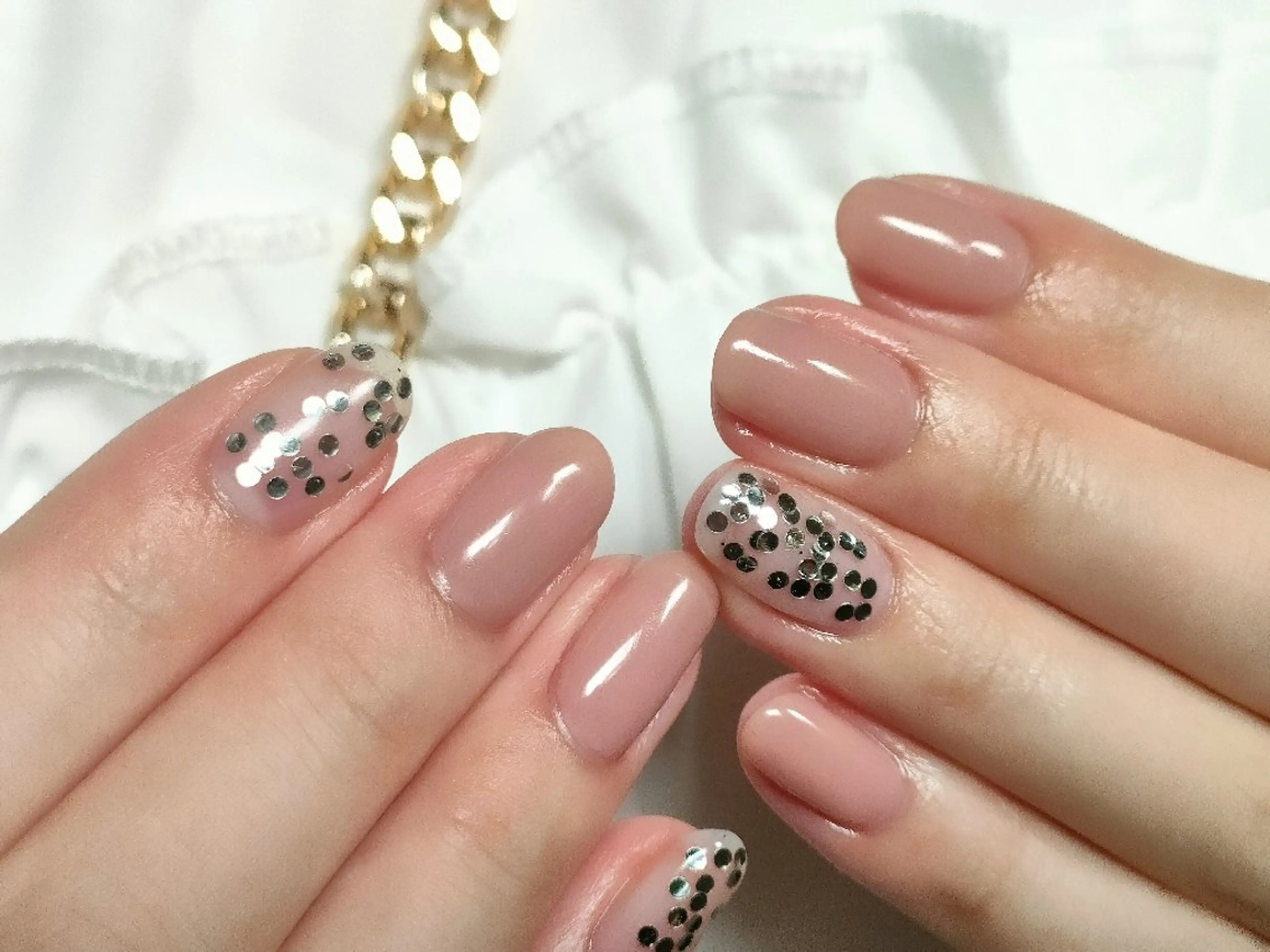 ネイル クリアネイル ワンカラーネイル oir. nailsalonのネイルデザイン