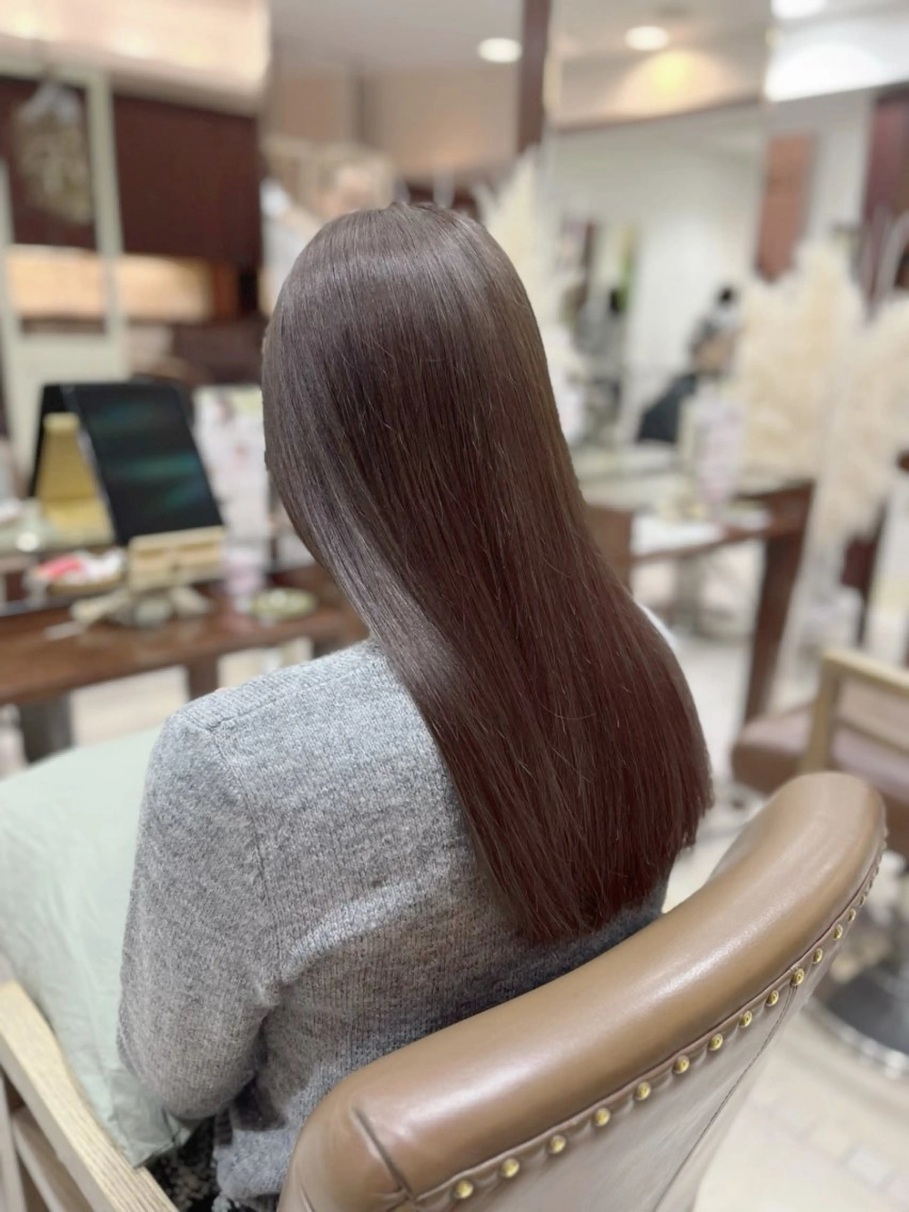 ロング カラー 髪質改善 トリートメント カット ヘアカラー トリートメント 透明感カラー／ 艶感カラー／RAMUのヘアスタイル
