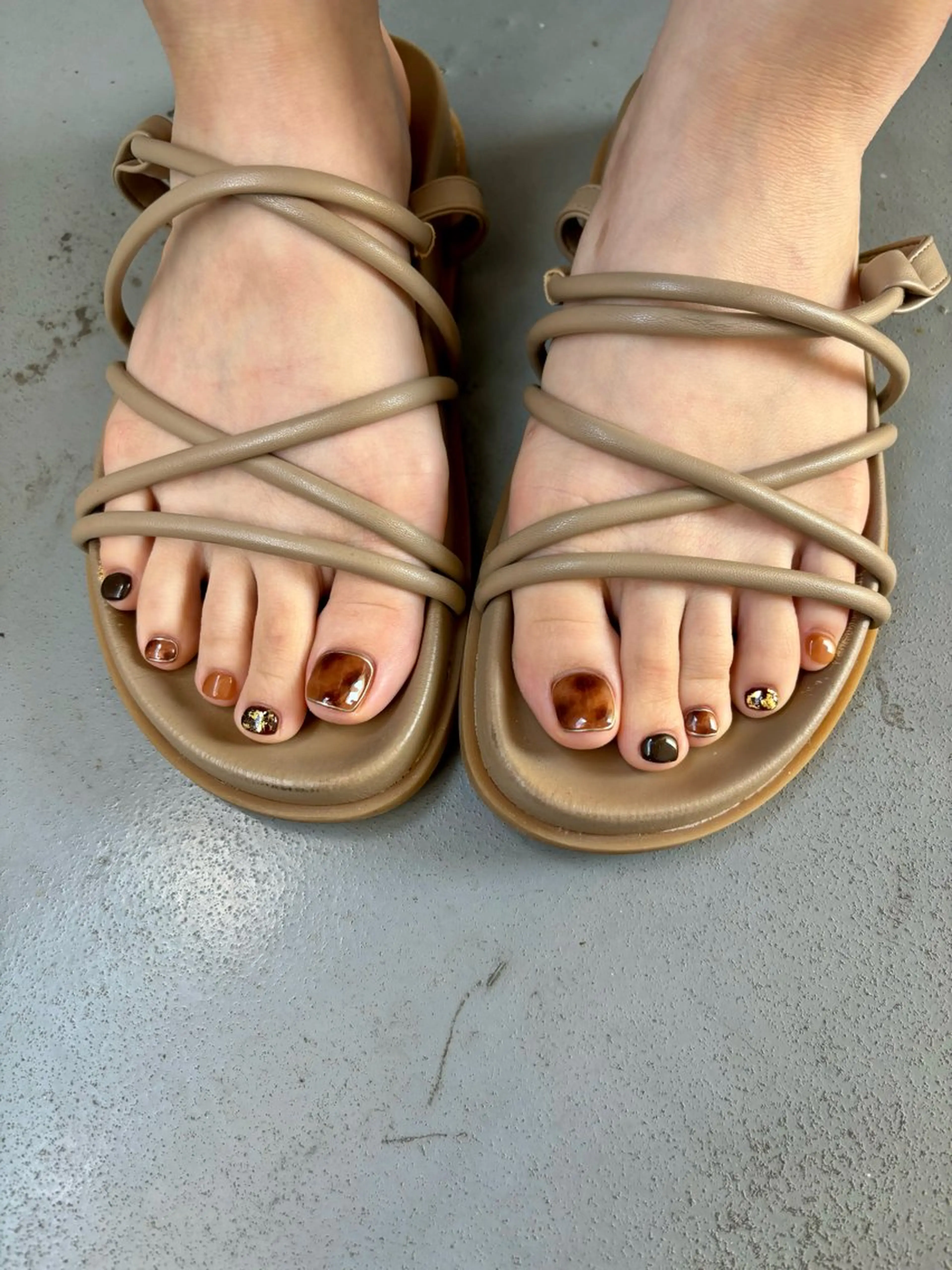 ネイル フットネイル フットネイル Ever Blue Nail Salonのネイルデザイン