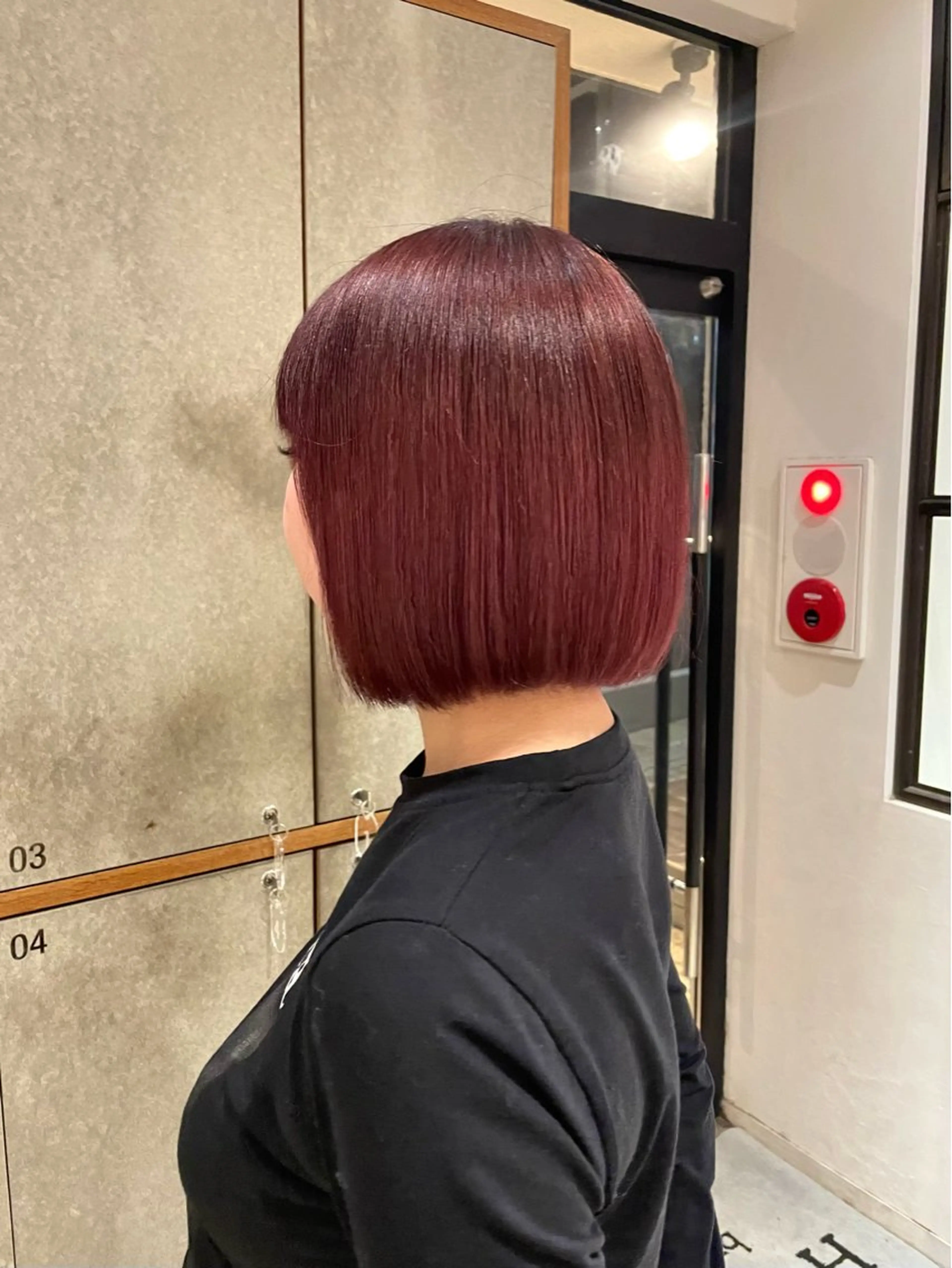 ミディアム カラー ブリーチ ブリーチなしカラー ヘアカラー 𝙮𝙪-𝙧𝙞｡ 透け感color🌙のヘアスタイル