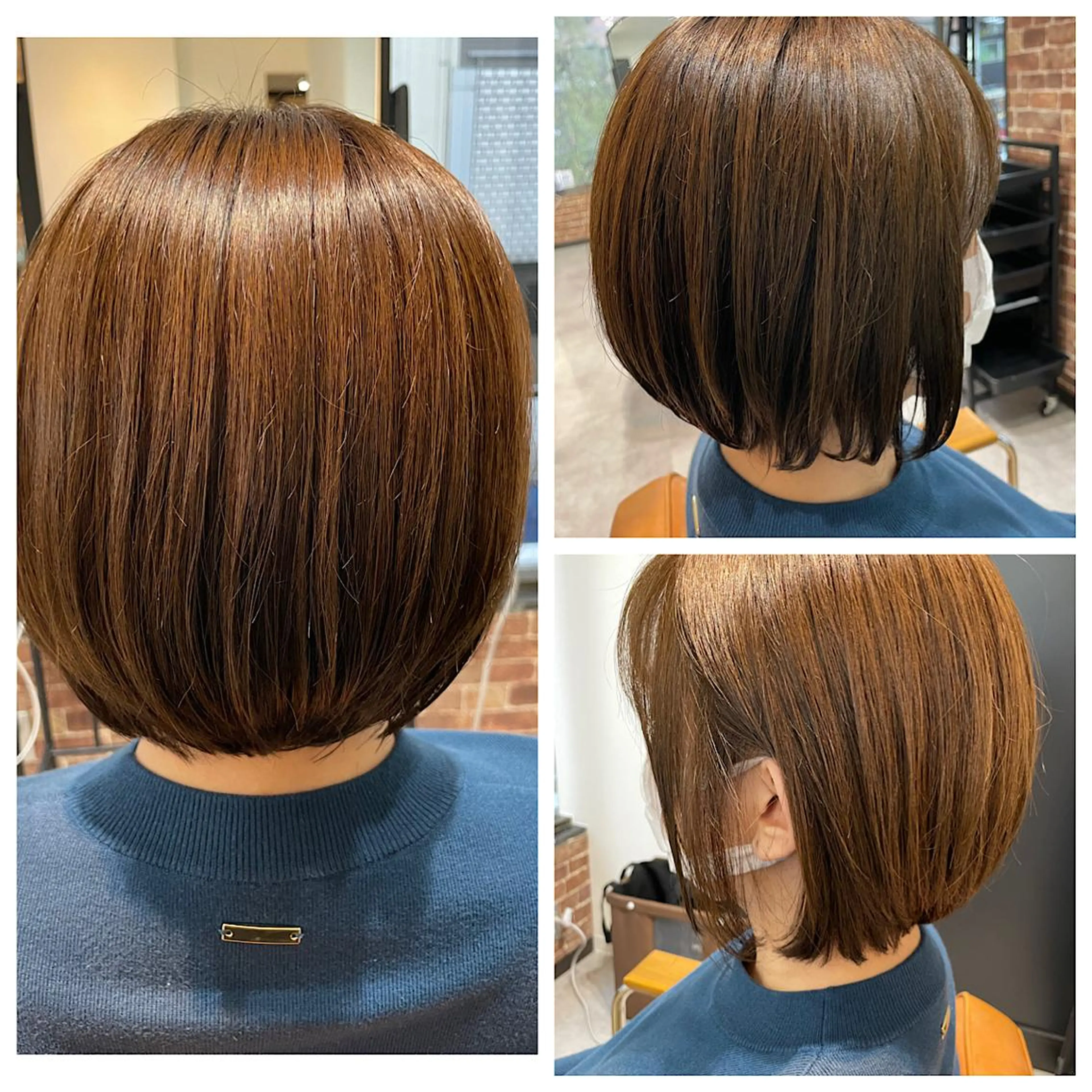 ショート カラー グラデーションカラー ボブ 外ハネヘア share salon 「JAM」吉祥寺所属・ショート/酸スト/ 髪質改善/小林のヘアスタイル