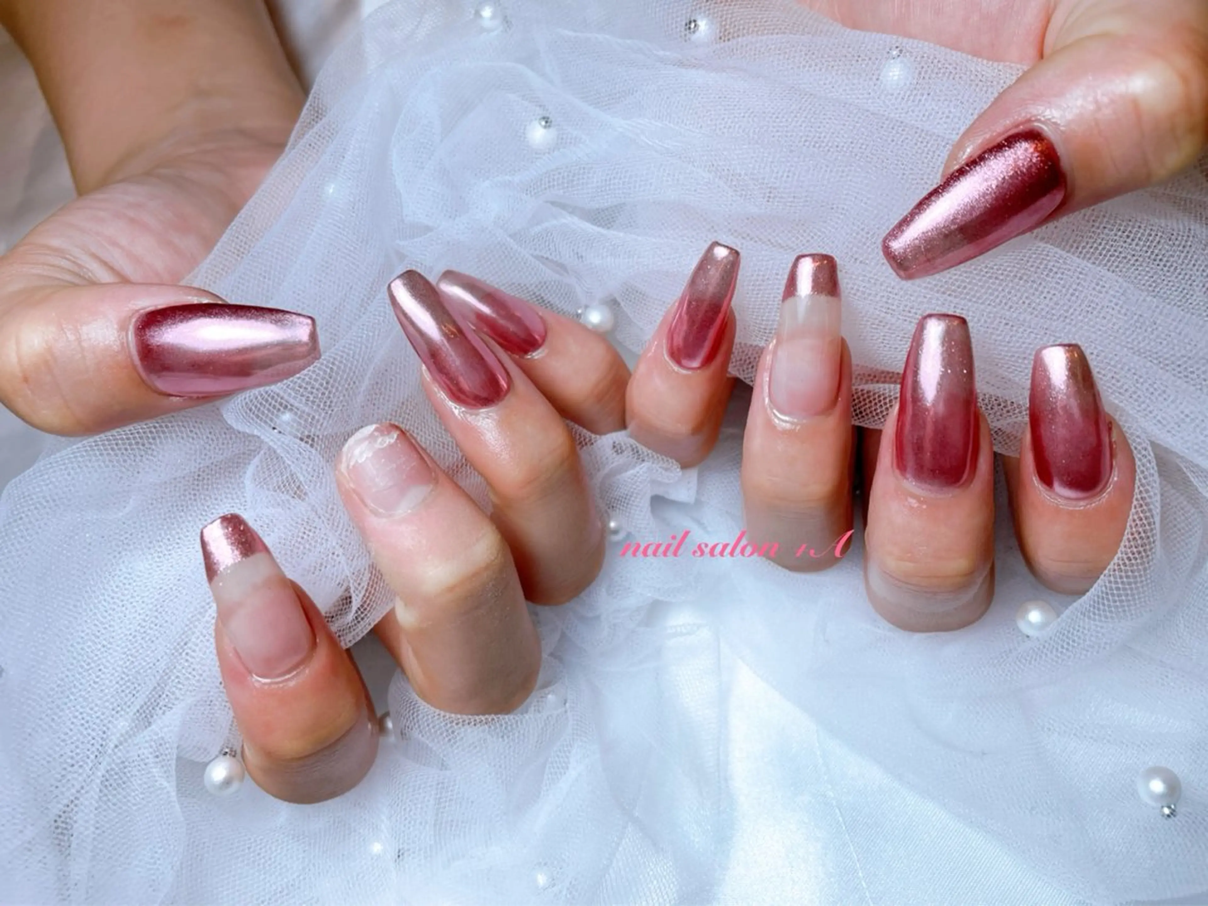 ロング ハンドネイル nail salon +A所属・Nail Salon +Aのネイルデザイン