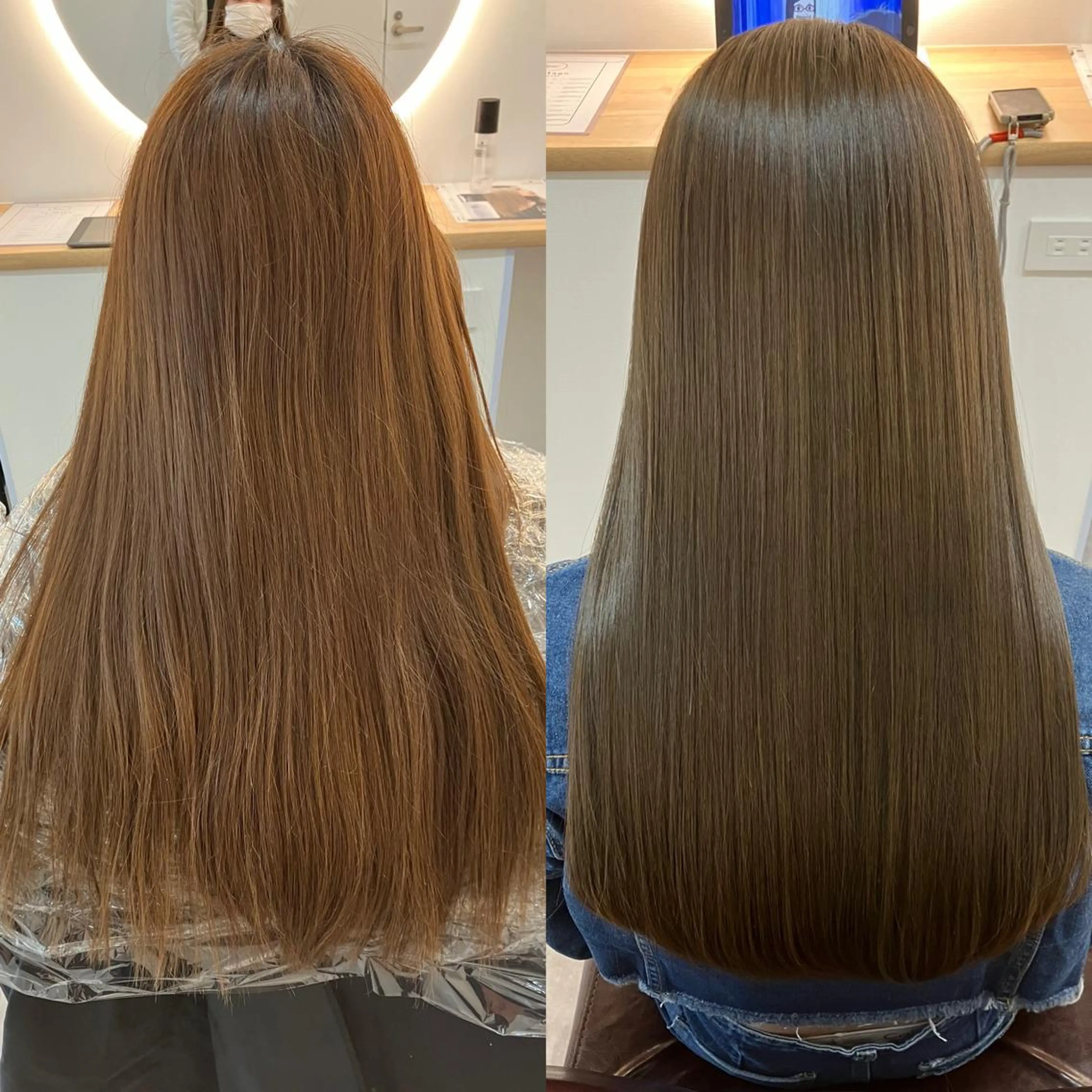 ロング カラー ヘアアレンジ キッズ カット ヘアカラー トリートメント 関内　髪質改善　特化 re:Magoのヘアスタイル