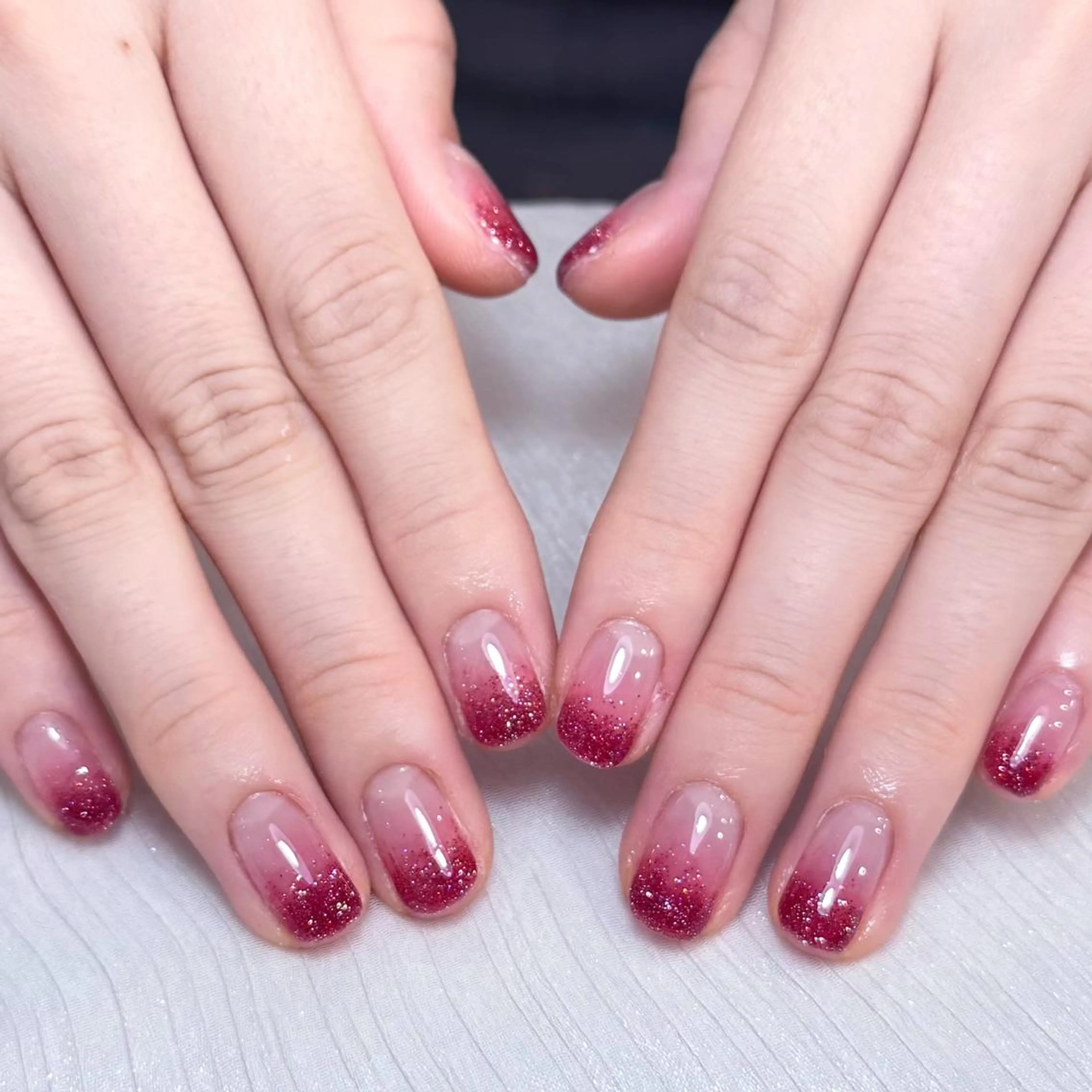 ネイル アートネイル オーロラネイル ガーリー キラキラネイル 韓国ネイル ハンドネイル DIAMOND 💅のネイルデザイン