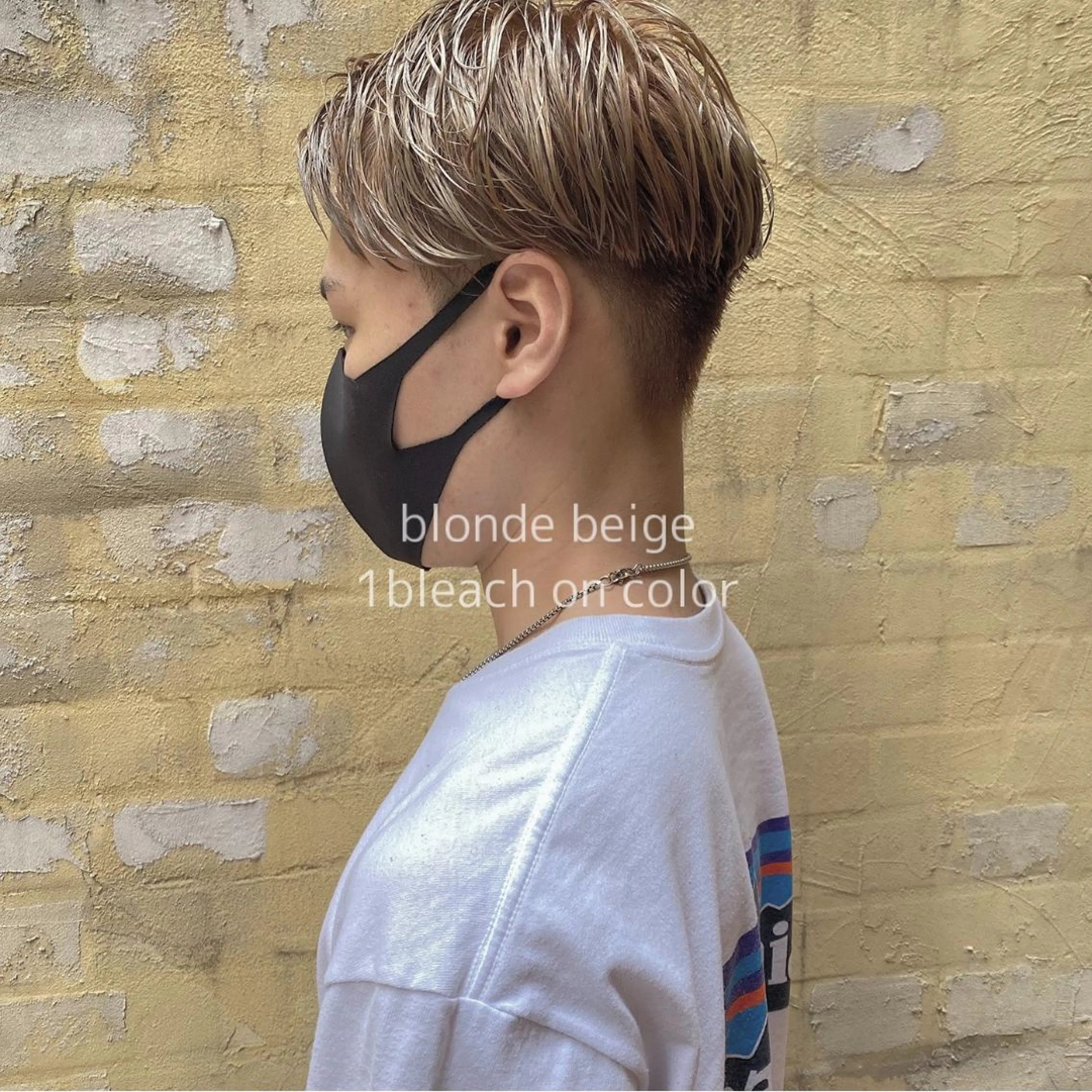 ショート カラー メンズ CLUTCH天王寺 西藤遥河のヘアスタイル