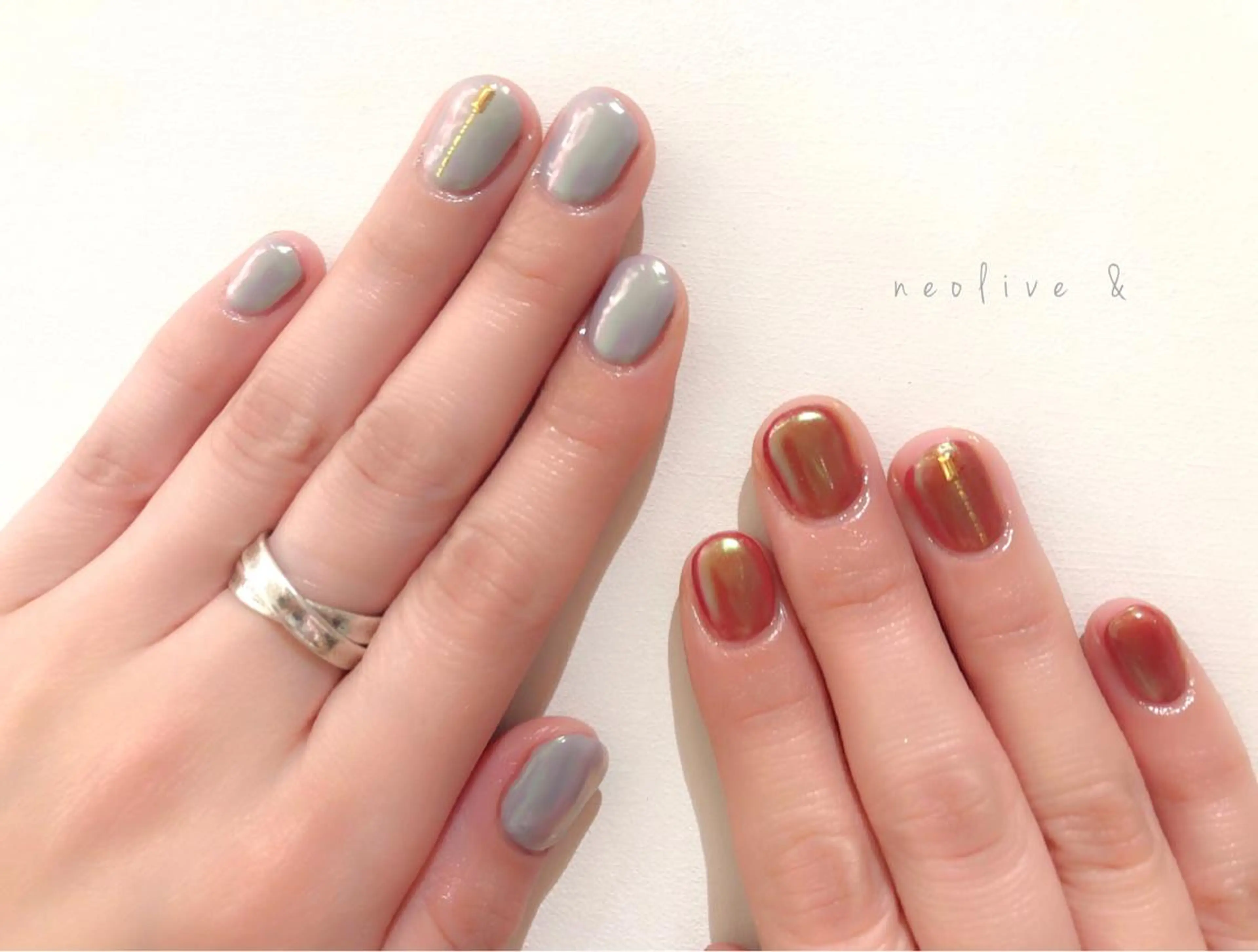 ネイル マツエク・マツパ ミラーネイル 持ち込み Yuriko Omi パラジェル/渋谷のネイルデザイン