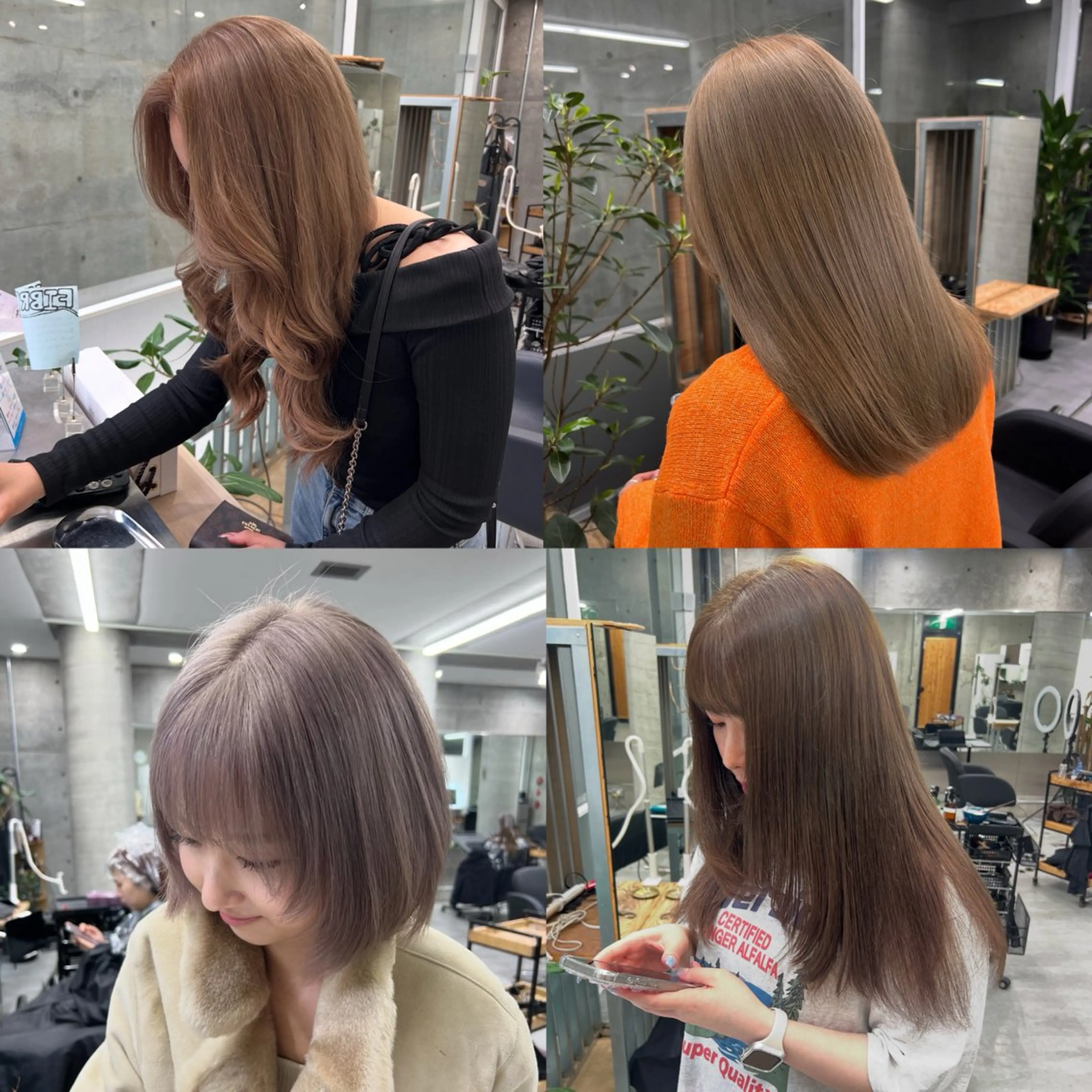 ロング ヘアカラー welring hair salon所属・azusa/心斎橋/ ハイトーンカラーのヘアスタイル