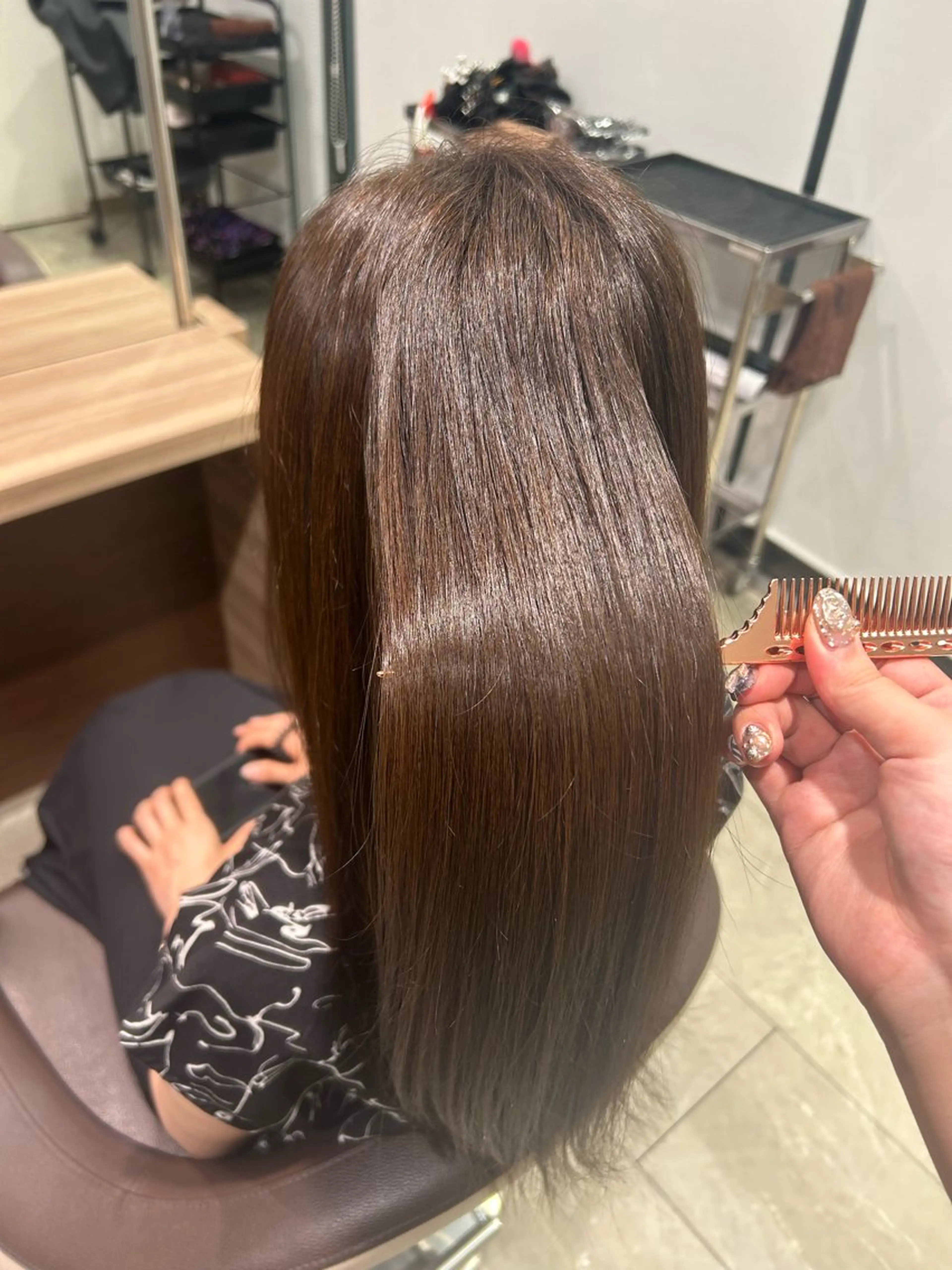 カラー ヘアカラー 塚下 怜菜のヘアスタイル