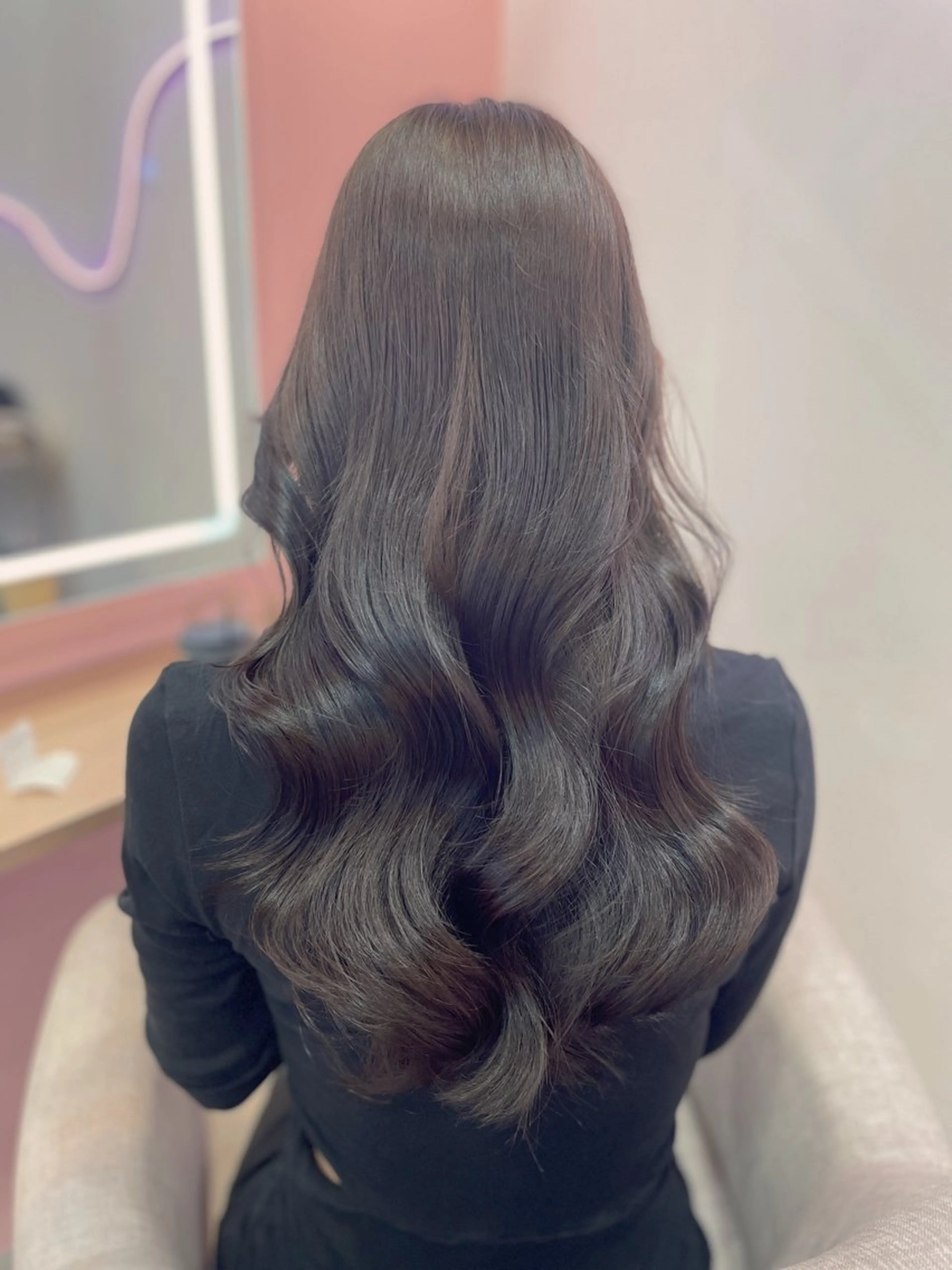 ロング カラー wixy    mimi所属・透明感カラーの人 ベージュの王様のヘアスタイル