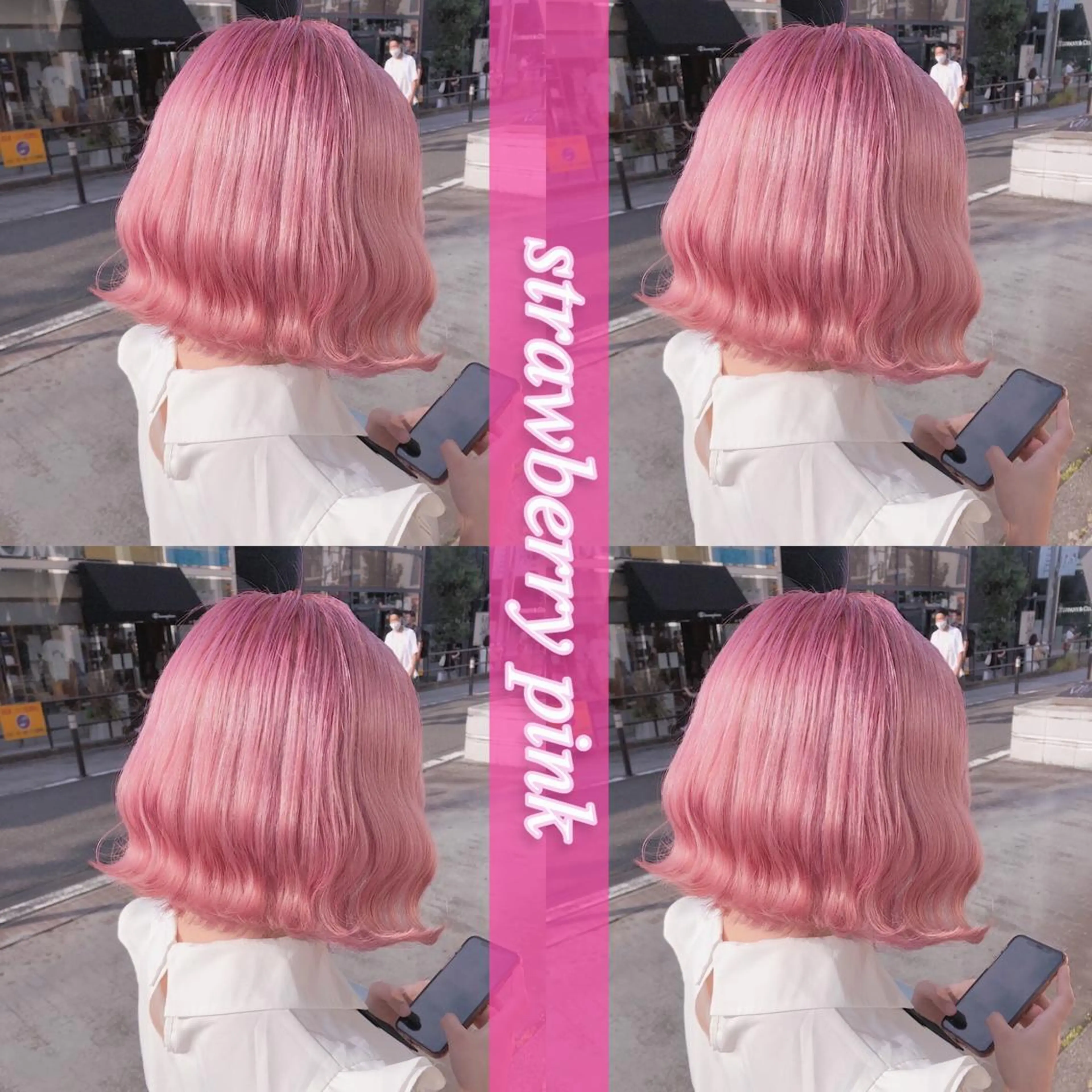 ミディアム カット ヘアカラー トリートメント ヘッドスパ ヘアセット "必ず可愛く” TAKUTOのヘアスタイル