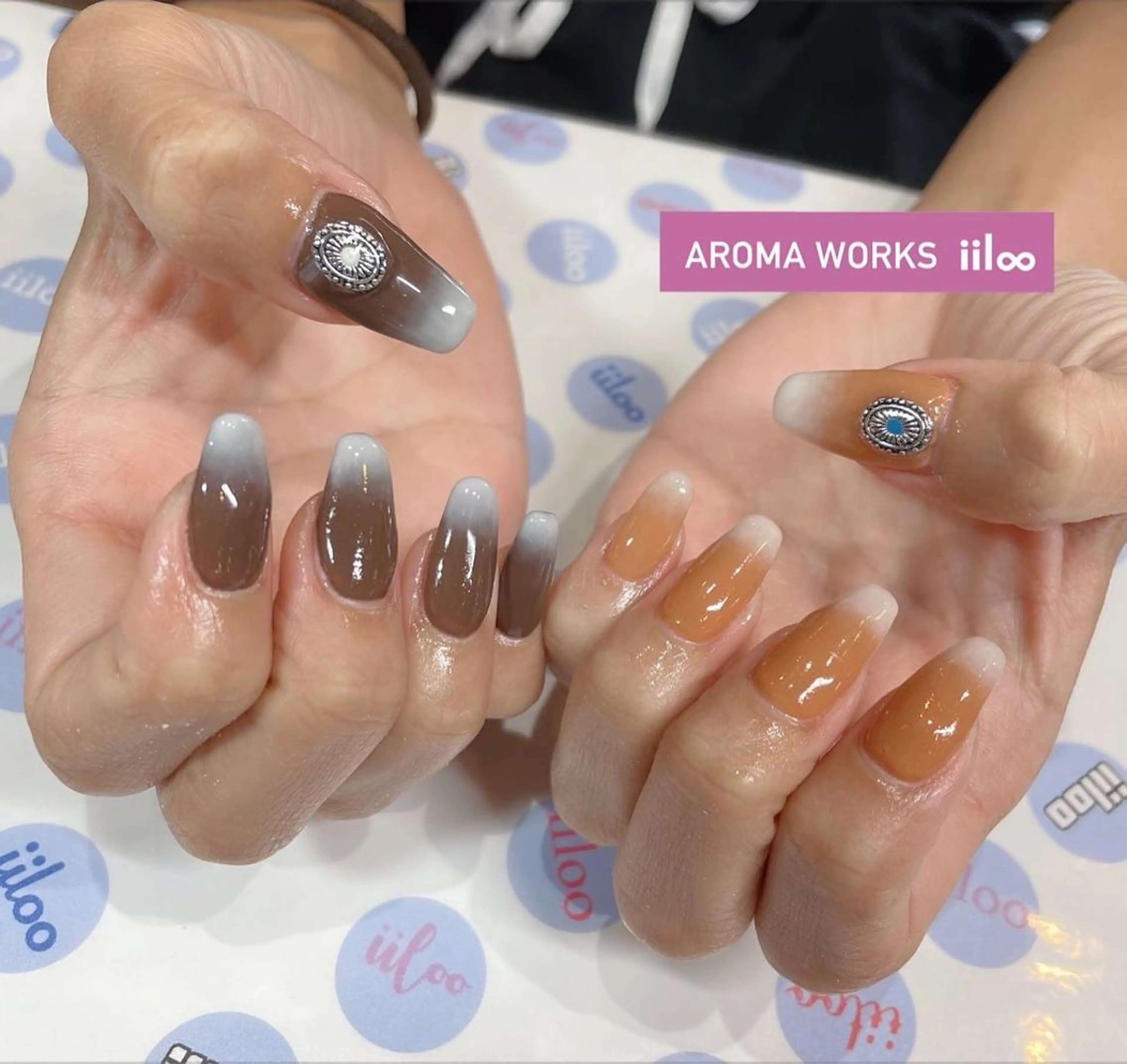 ネイル iiloo aromaworksのネイルデザイン