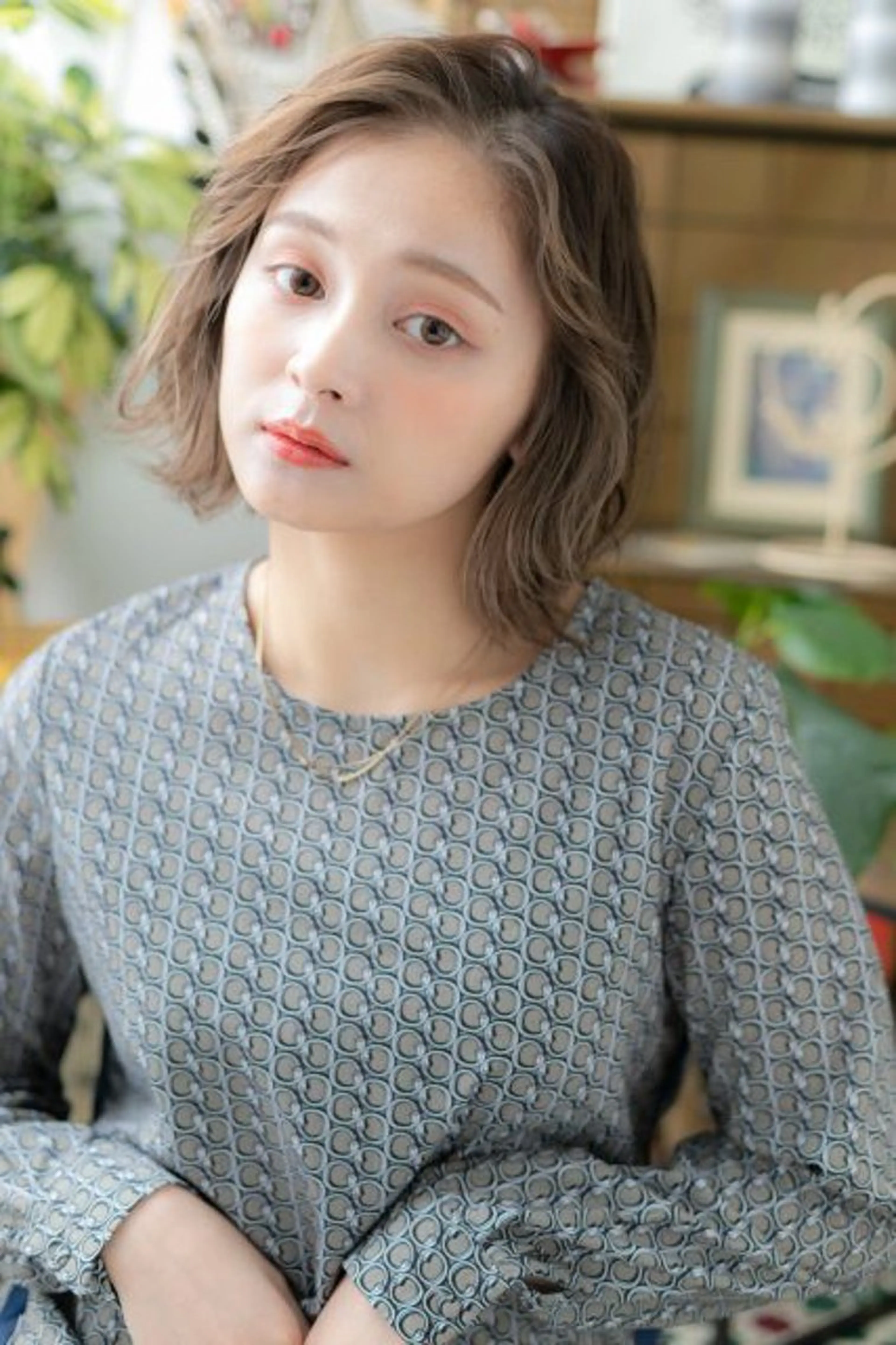 ショート カラー ヘアカラー 土井 美奈代のヘアスタイル