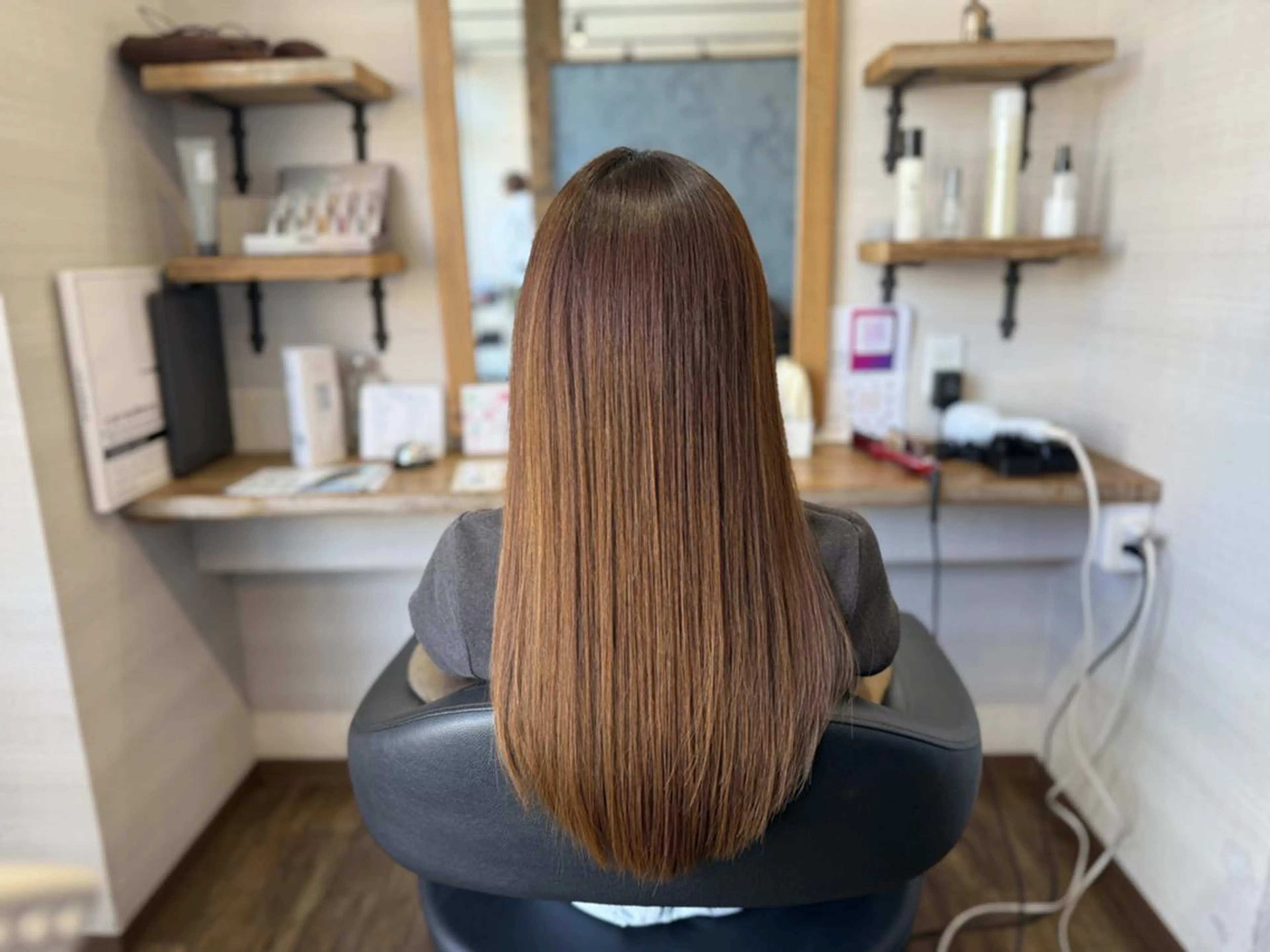 カラー ロング 個室型美容室san 都賀店のヘアスタイル