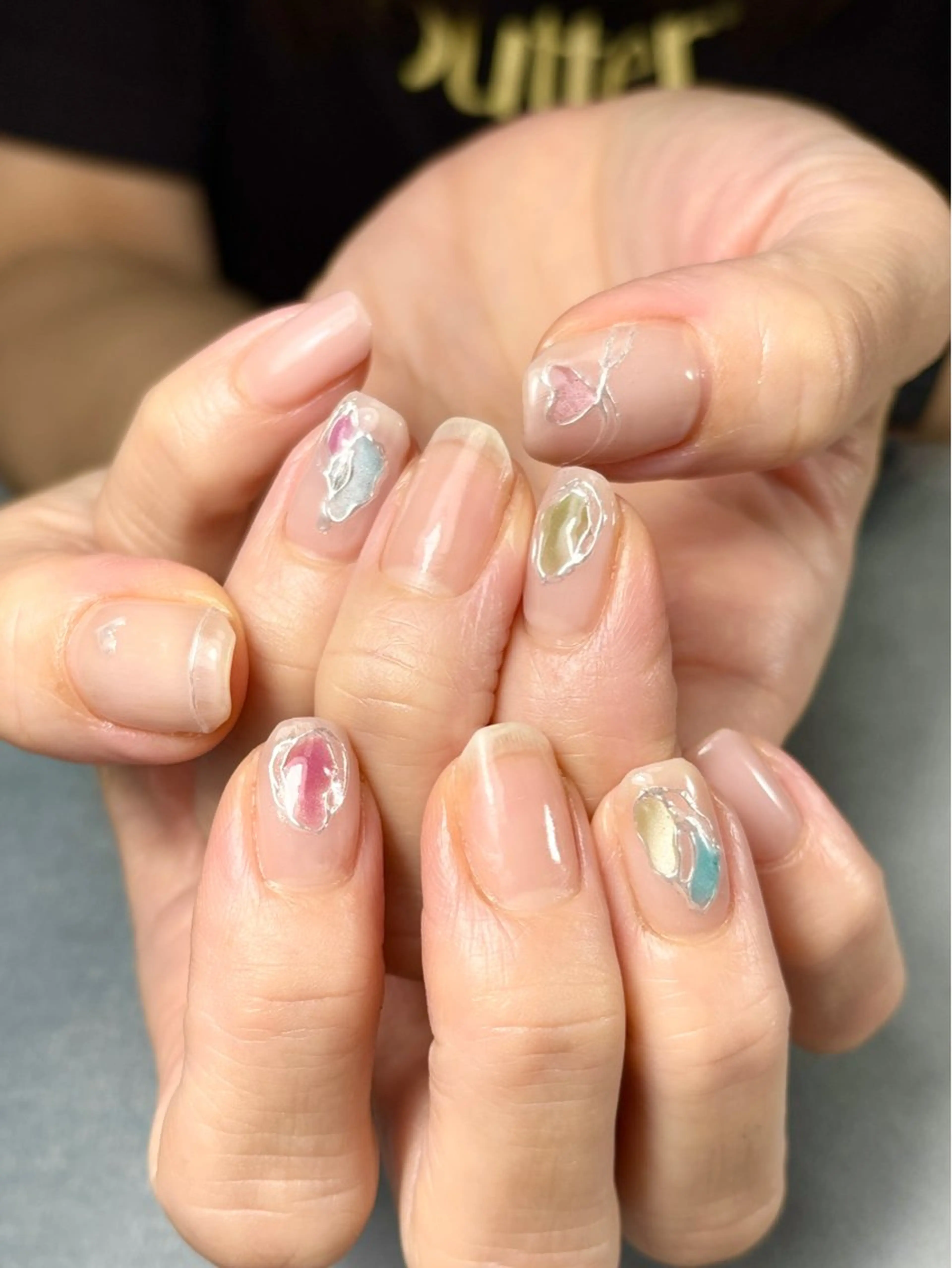 ネイル シルバー TAKA .Mのネイルデザイン