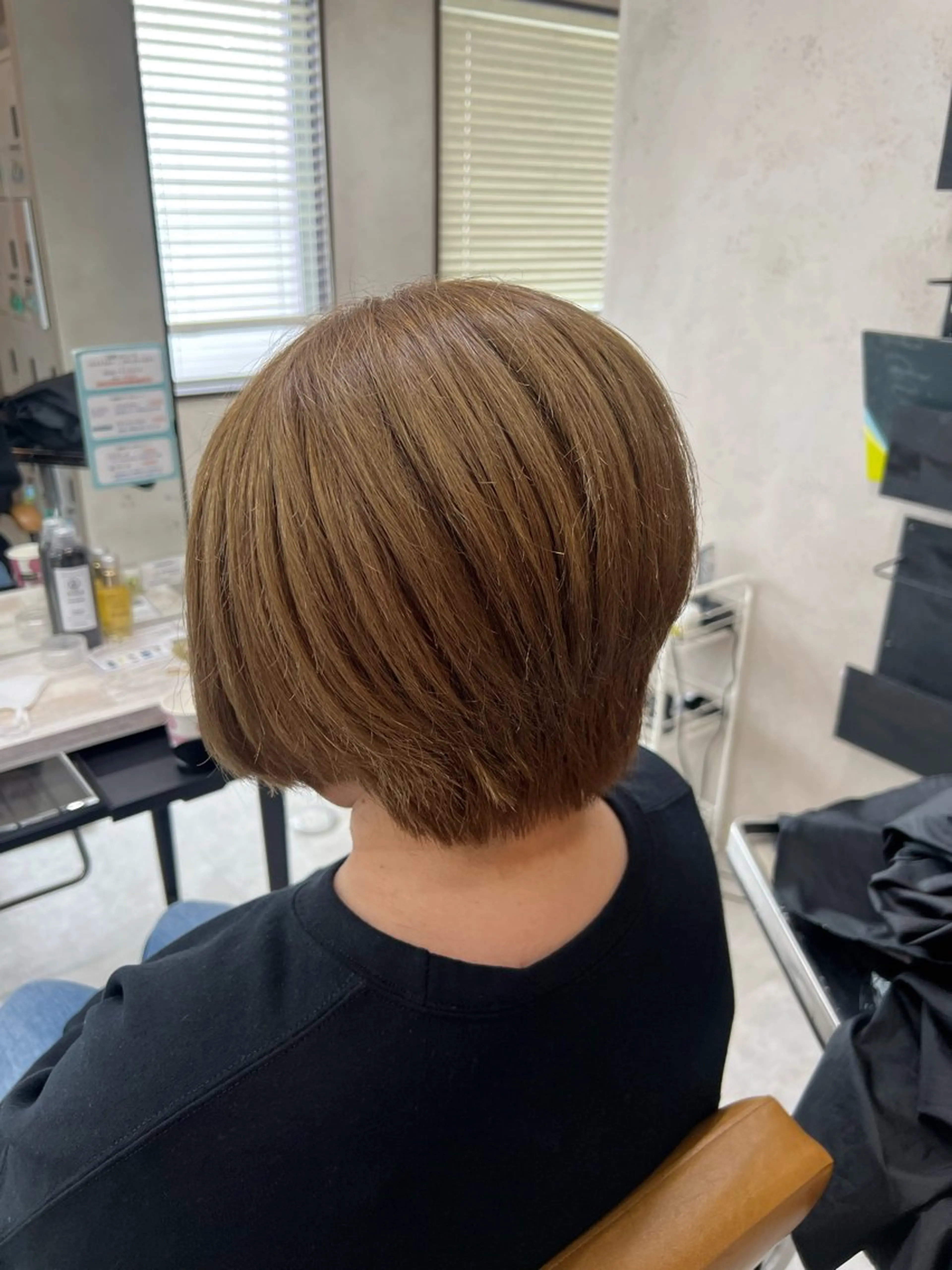 ショート カット ヘアカラー トリートメント ブリーチカラー 🤎〰️Yuunaのヘアスタイル