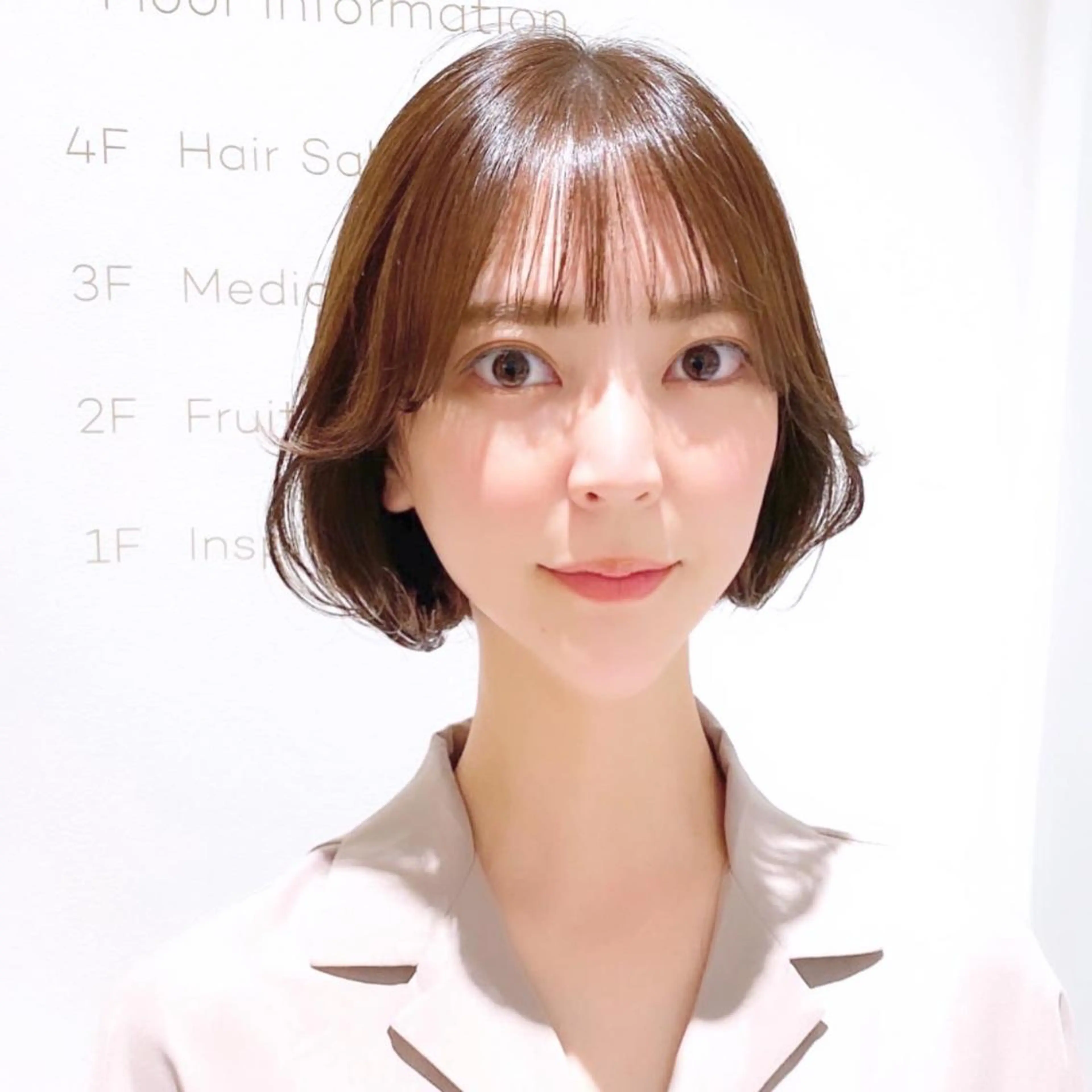 ミディアム ボブ くびれヘア カット ヘアカラー トリートメント 韓国くびれレイヤー 🇰🇷はづきのヘアスタイル