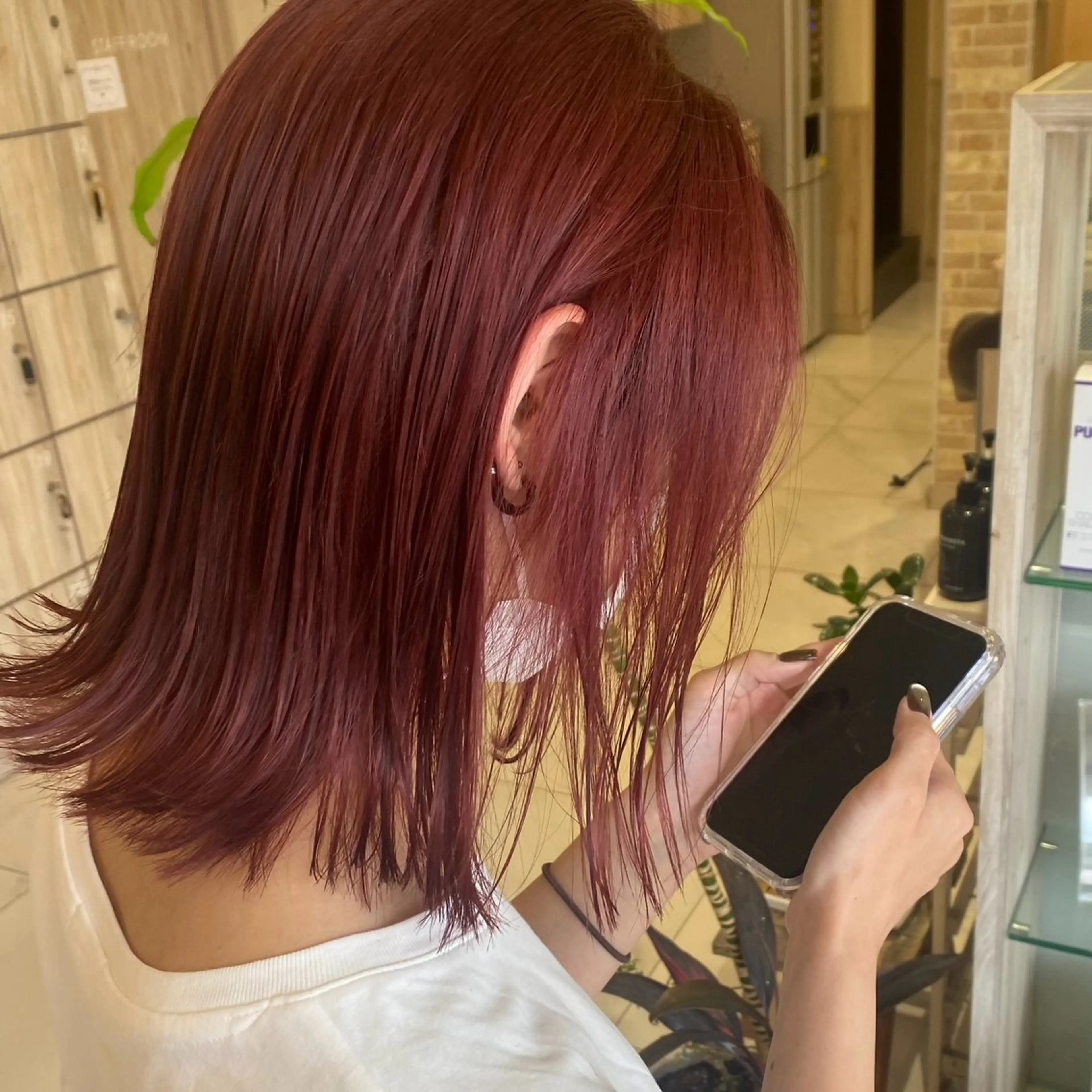 セミロング カラー GRANDEUR やまだかなのヘアスタイル